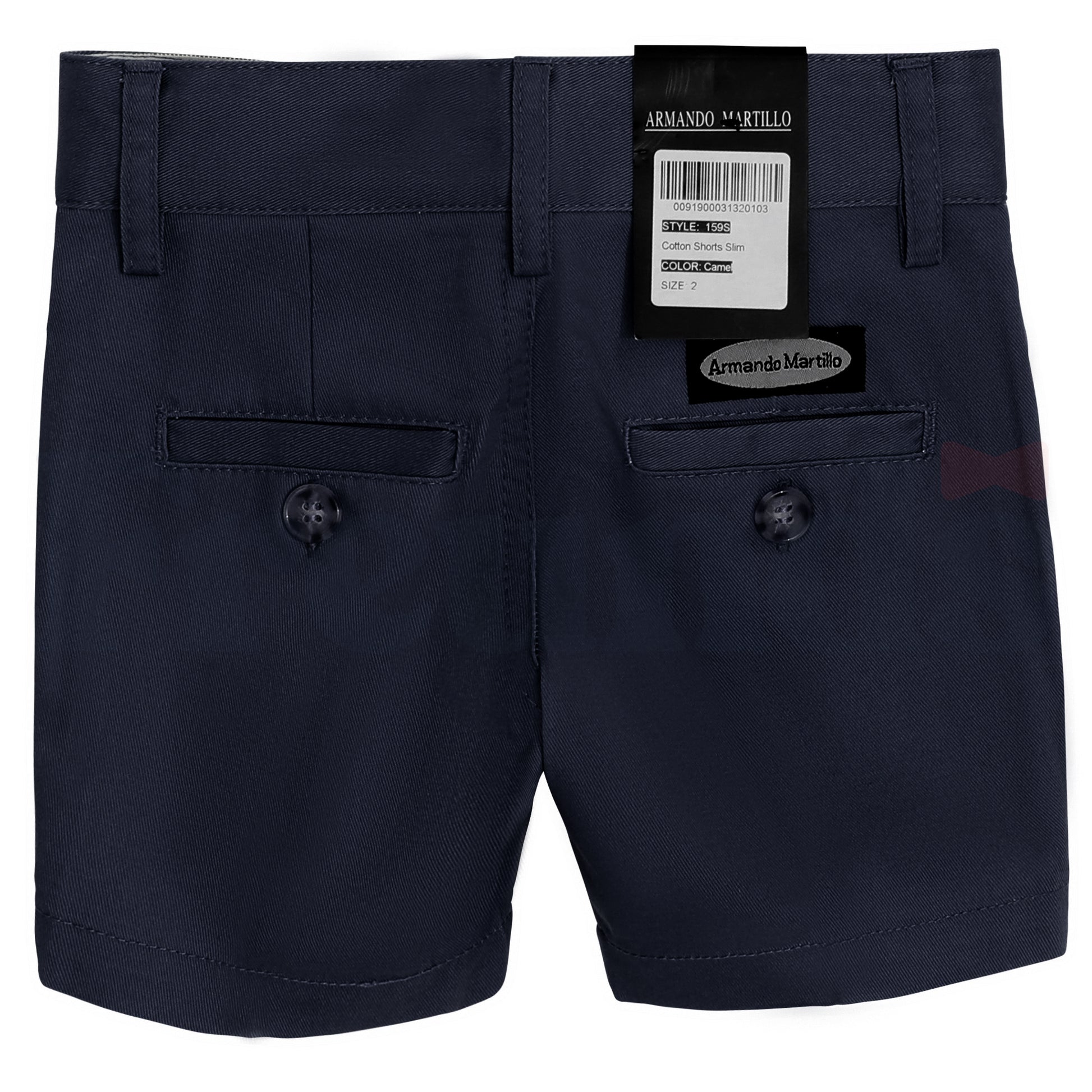 Armando Martillo Boys Poly/Cotton Shorts - Slim Fit  - 159S -