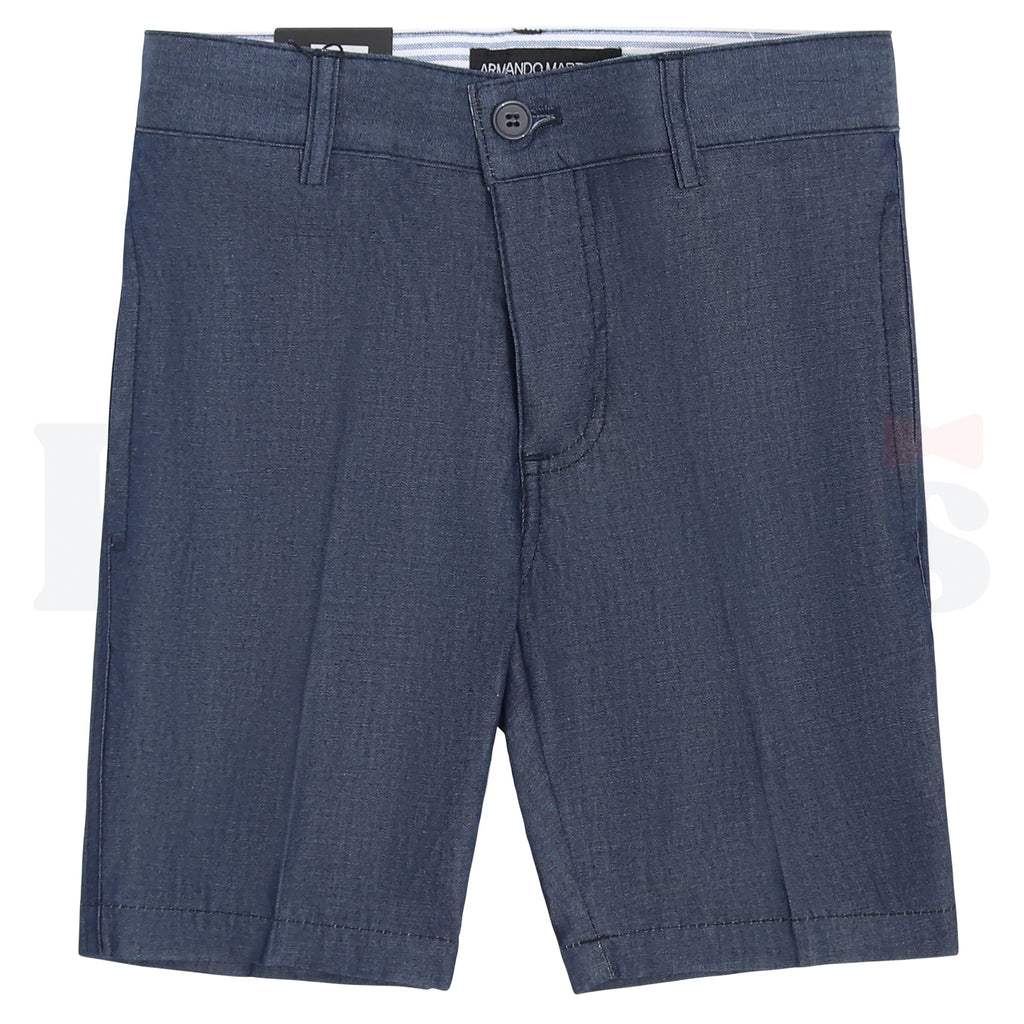 Armando Martillo Boys Chambray Shorts - Slim Fit  - 153S -