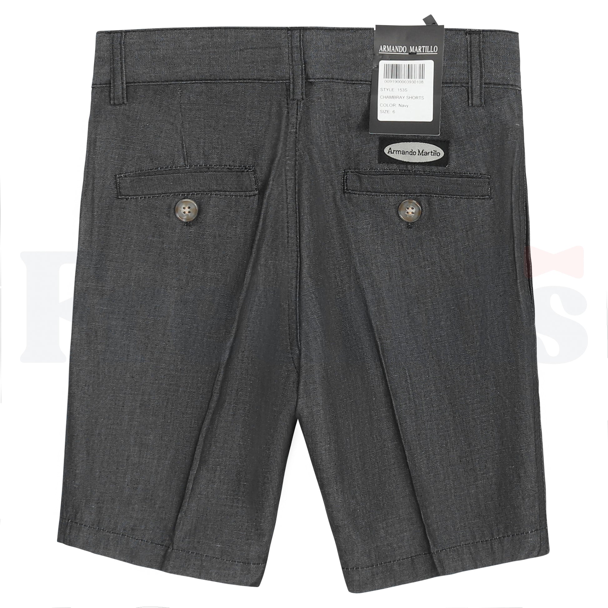 Armando Martillo Boys Chambray Shorts - Slim Fit  - 153S -