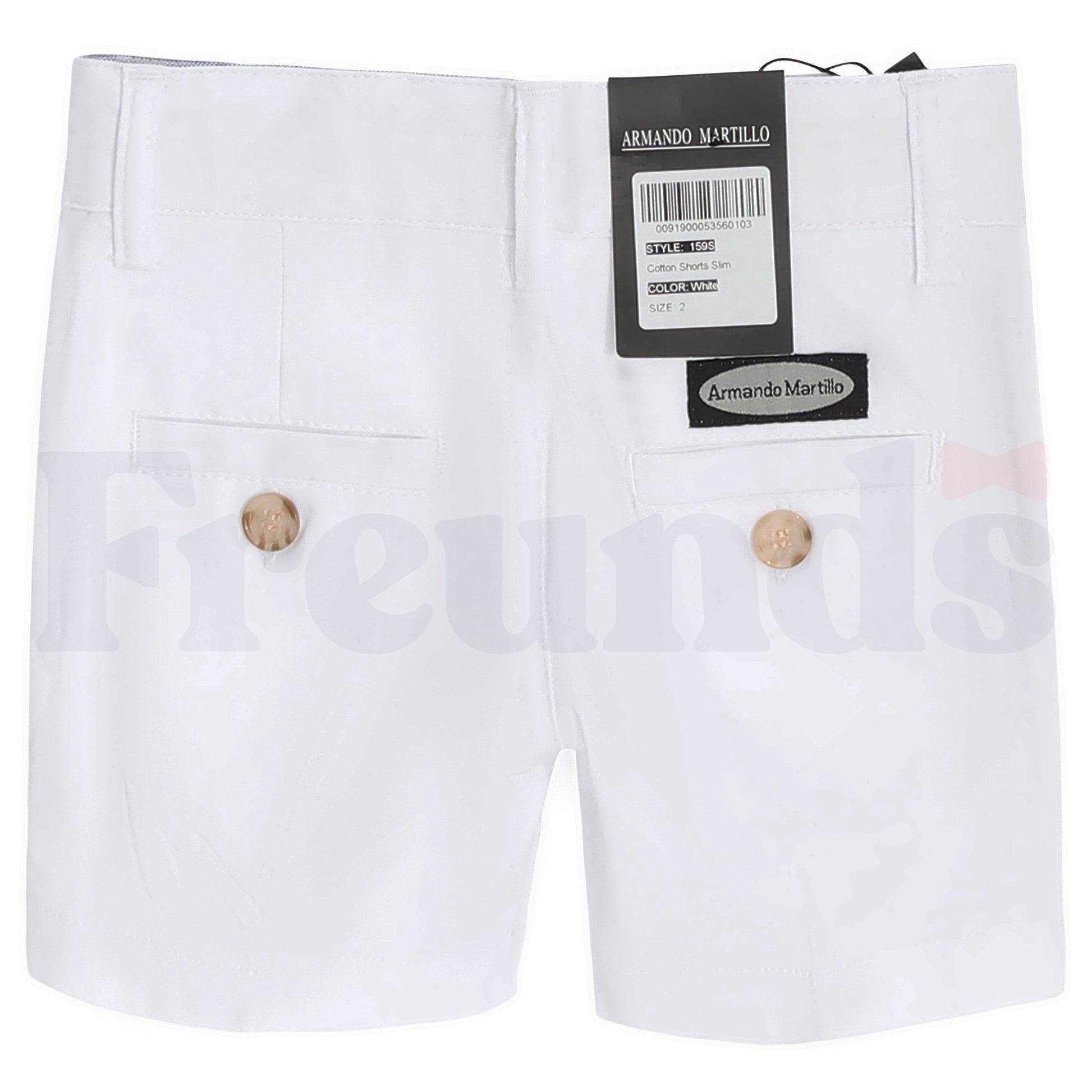Armando Martillo Boys Poly/Cotton Shorts - Fashion Colors - Slim Fit  - 159S -