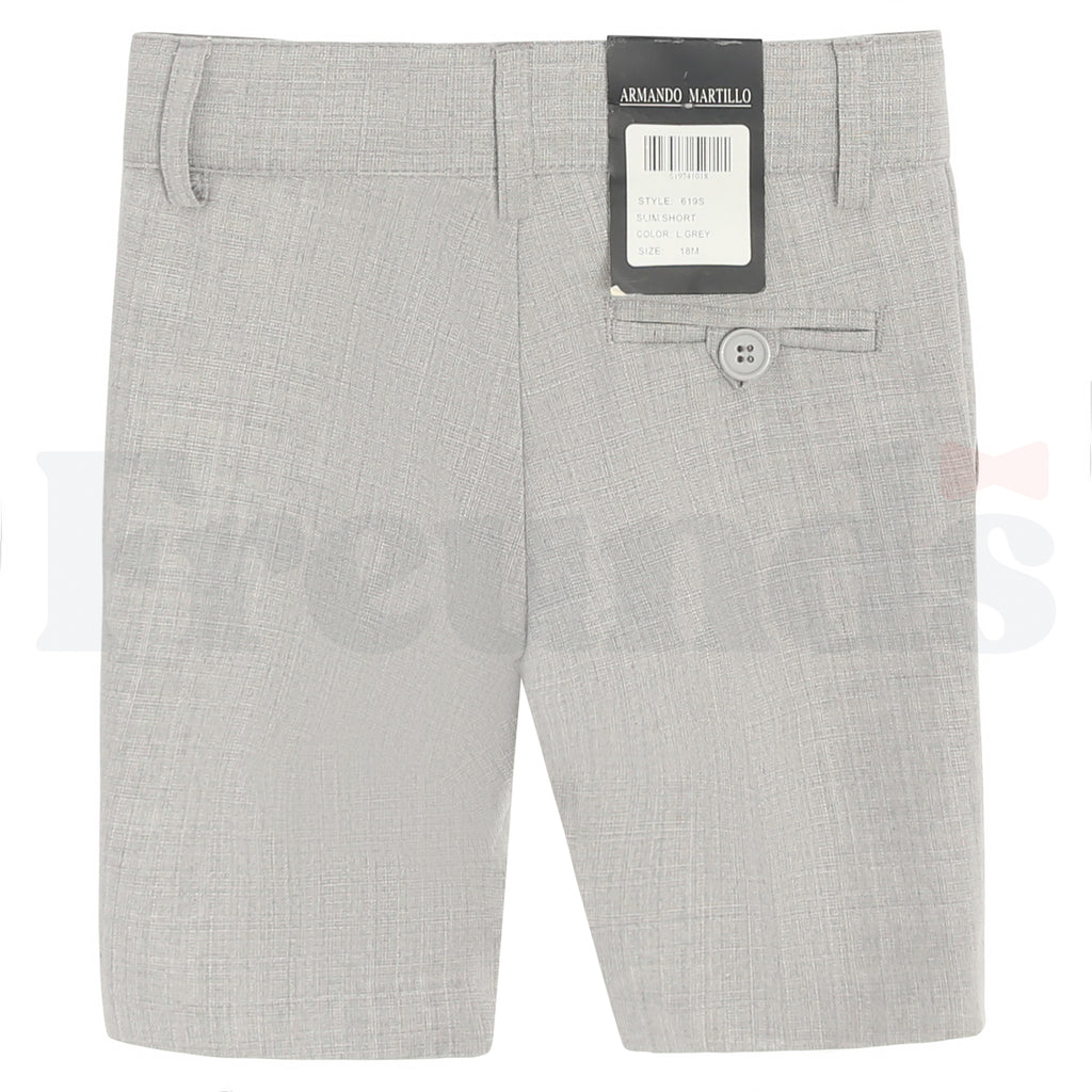 Armando Martillo Boys Linen Look Shorts - 619S -