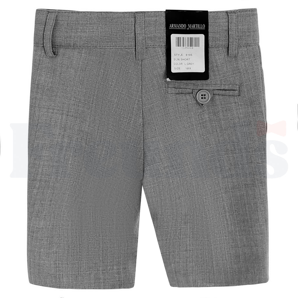 Armando Martillo Boys Linen Look Shorts - 619S -