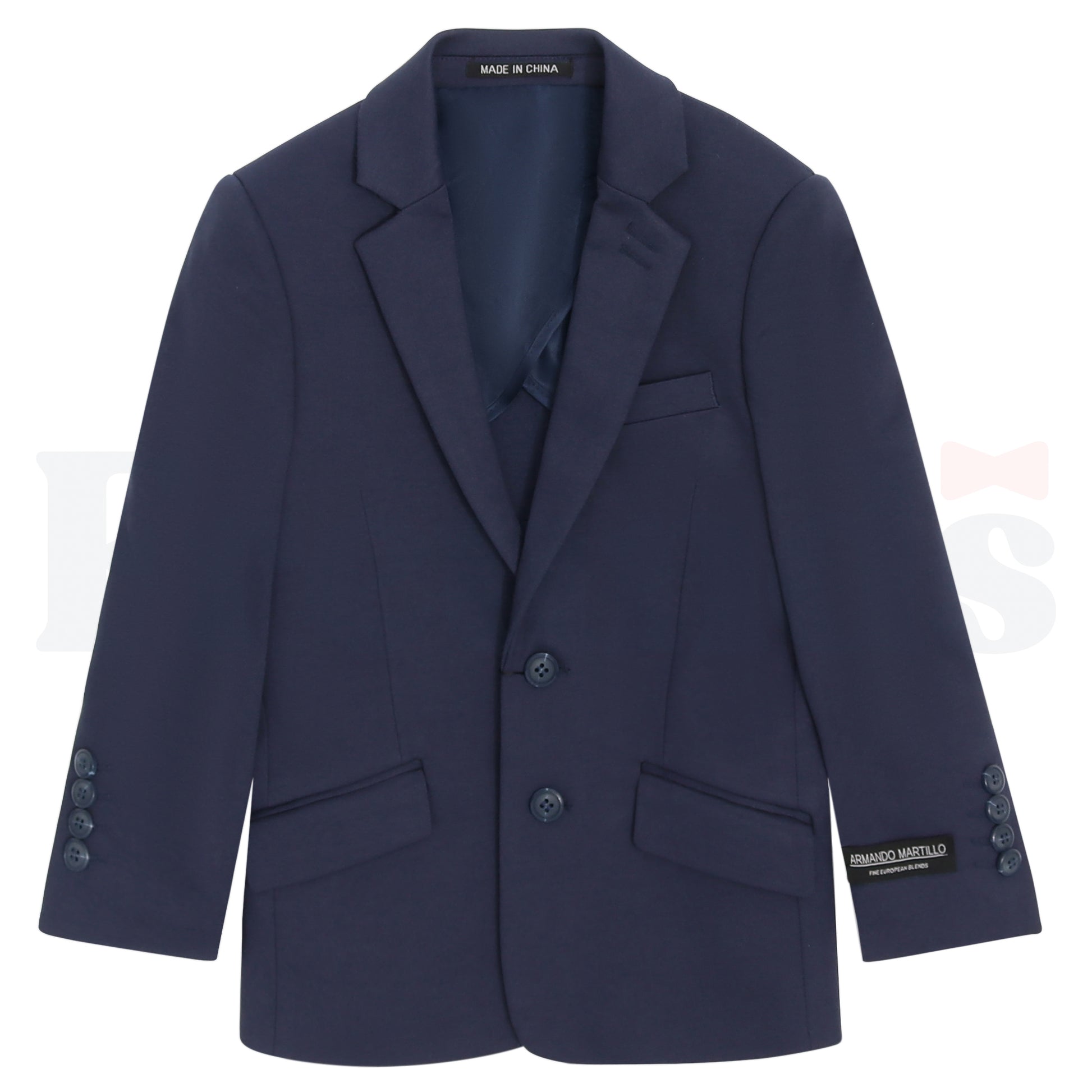 Armando Martillo Boys Slim Fit Stretch Jacket - 614JS -