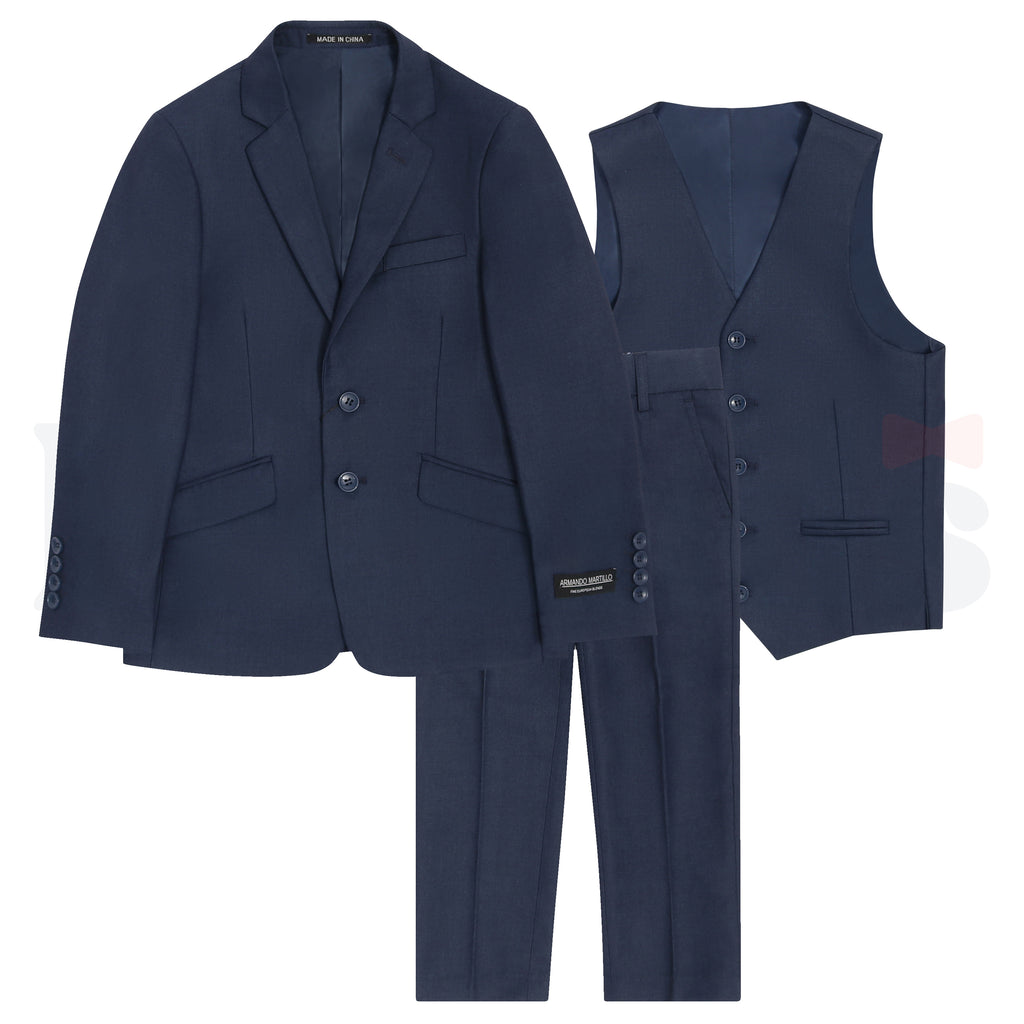 Armando Martillo Boys 3pc Suit - Regular Fit - Single Breasted - 601 -