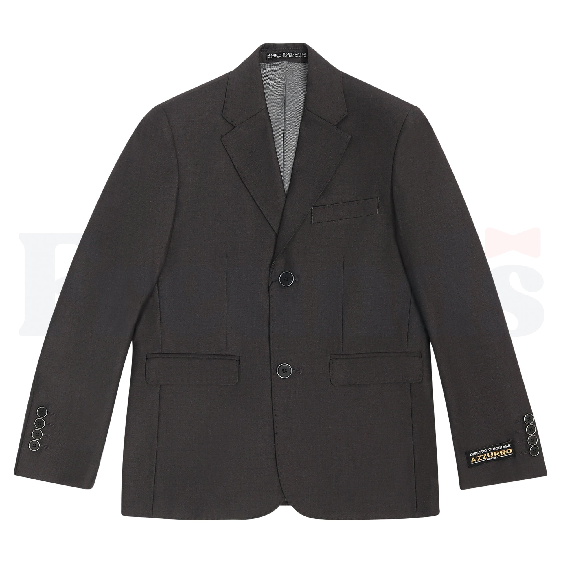 Azzurro Boys 3Pc Suit - Regular Fit - Single Breasted -