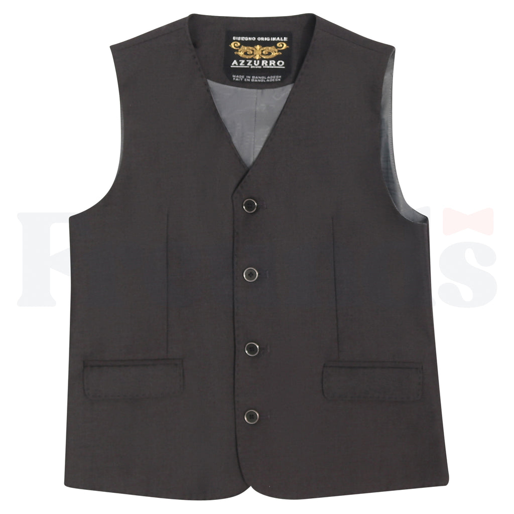 Azzurro Boys 3Pc Suit - Regular Fit - Single Breasted -
