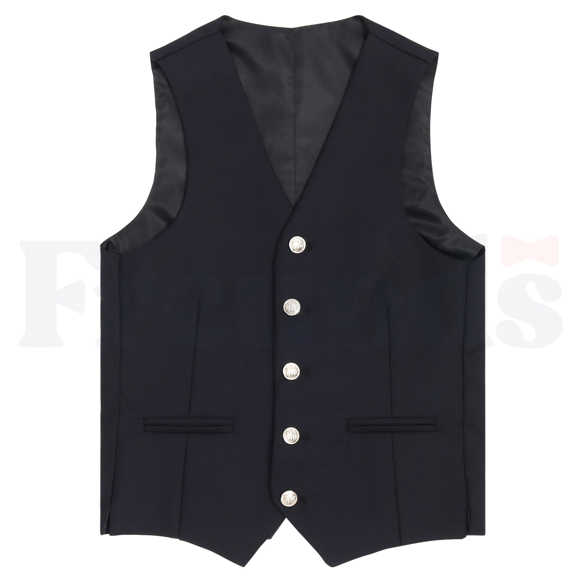 Armando Martillo Boys Slim Fit 4pc Suit - Gold Buttons - 604SL -
