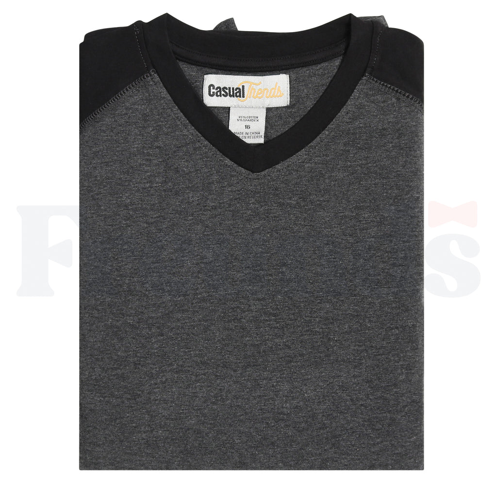 Casual Trends Knit Pajamas - V-Neck -