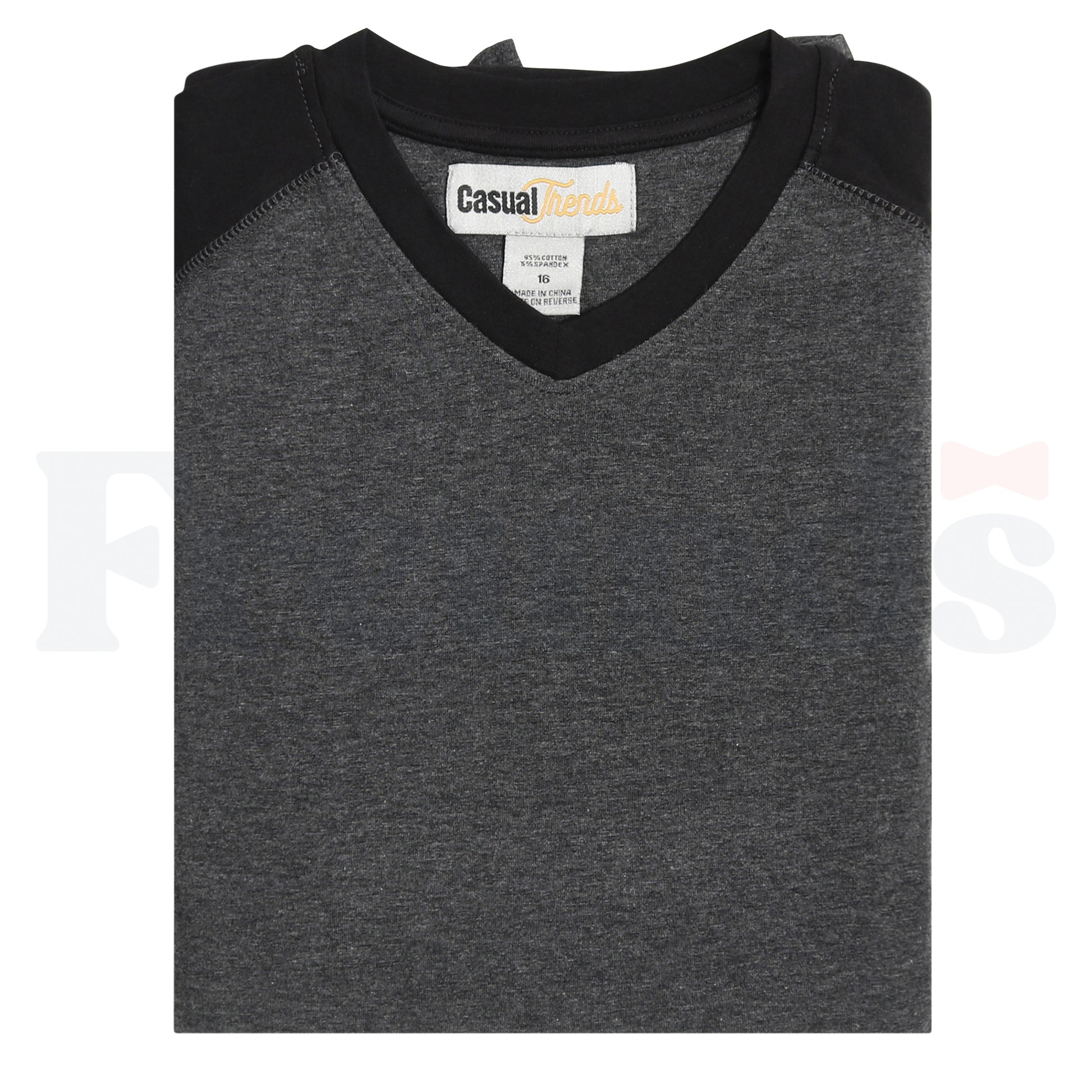 Casual Trends Knit Pajamas - V-Neck -