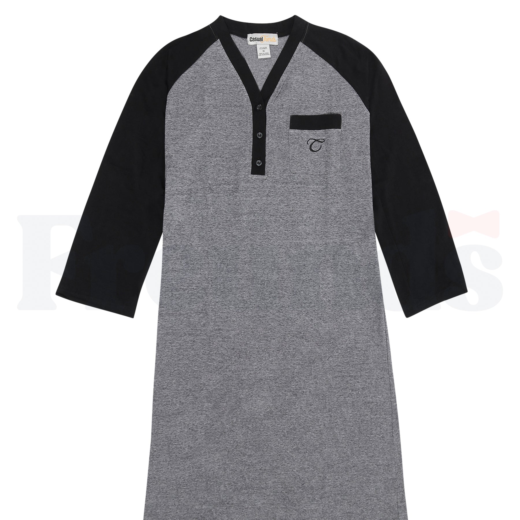 Casual Trends Knit Nightshirt -