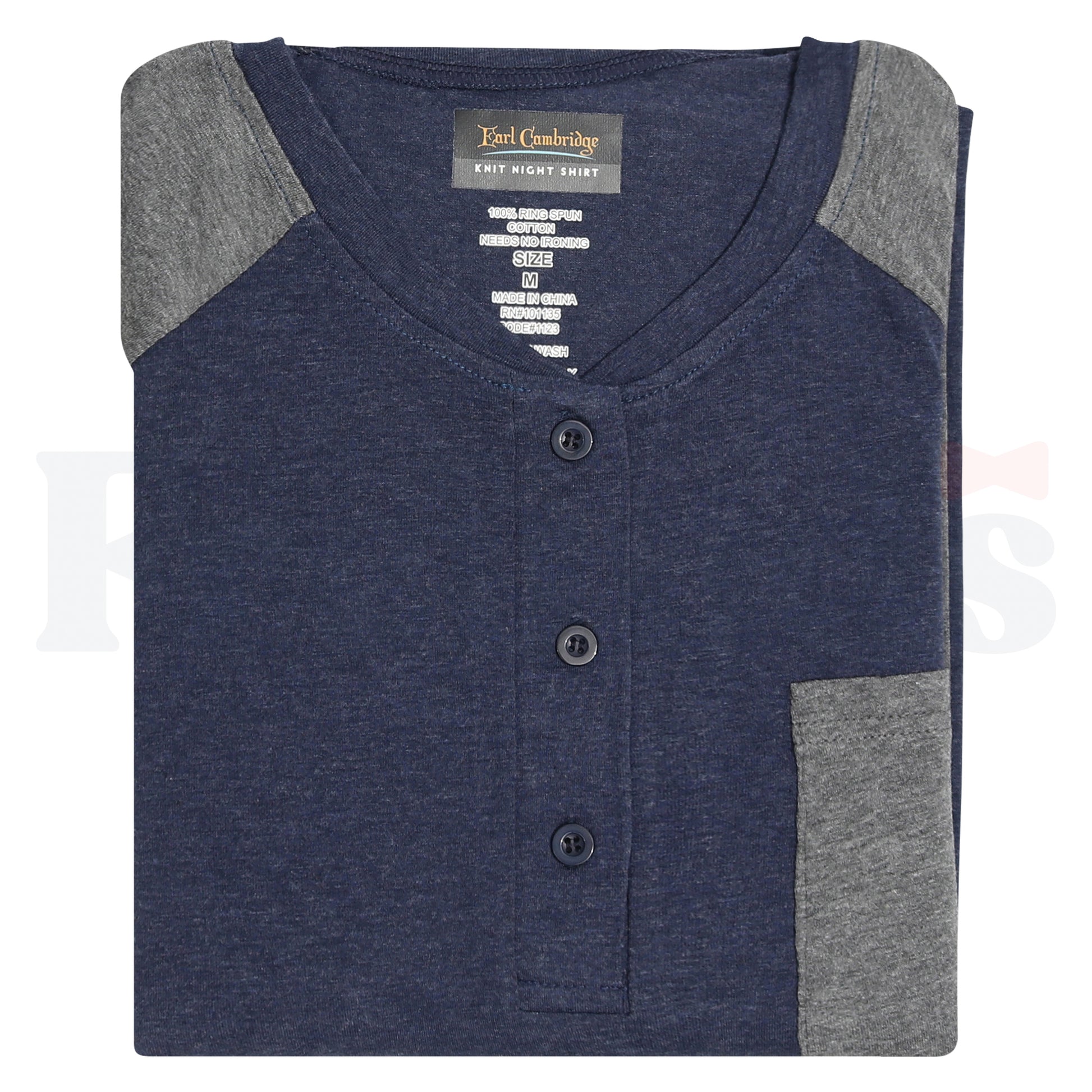 Earl Cambridge Knit Nightshirt - Style 2722 -