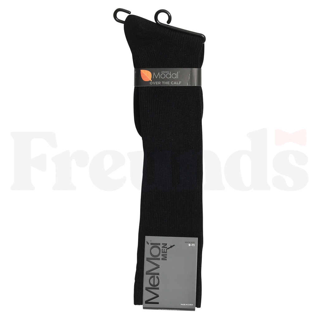 MeMoi Mens Modal Ribbed Long Socks - MN-107 -
