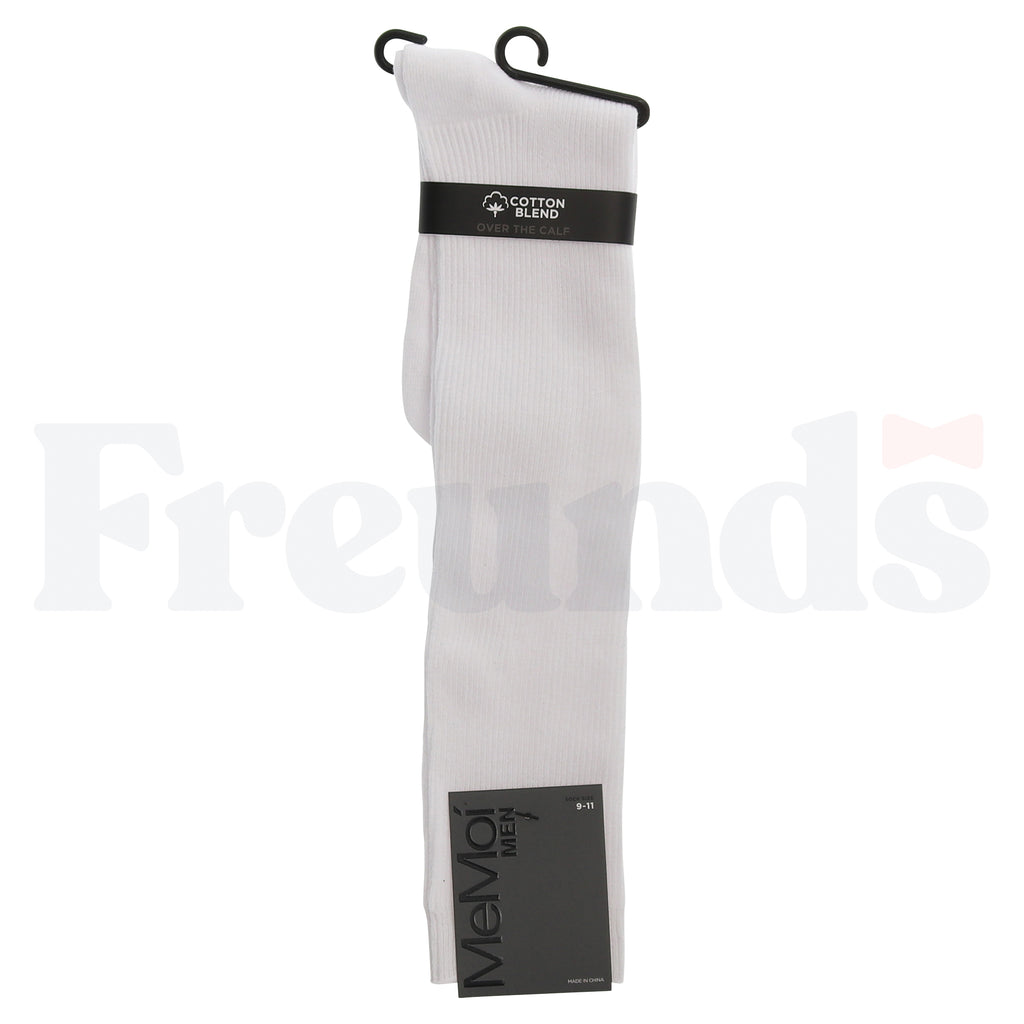 MeMoi Mens Cotton Ribbed Long Socks - MN-108 -