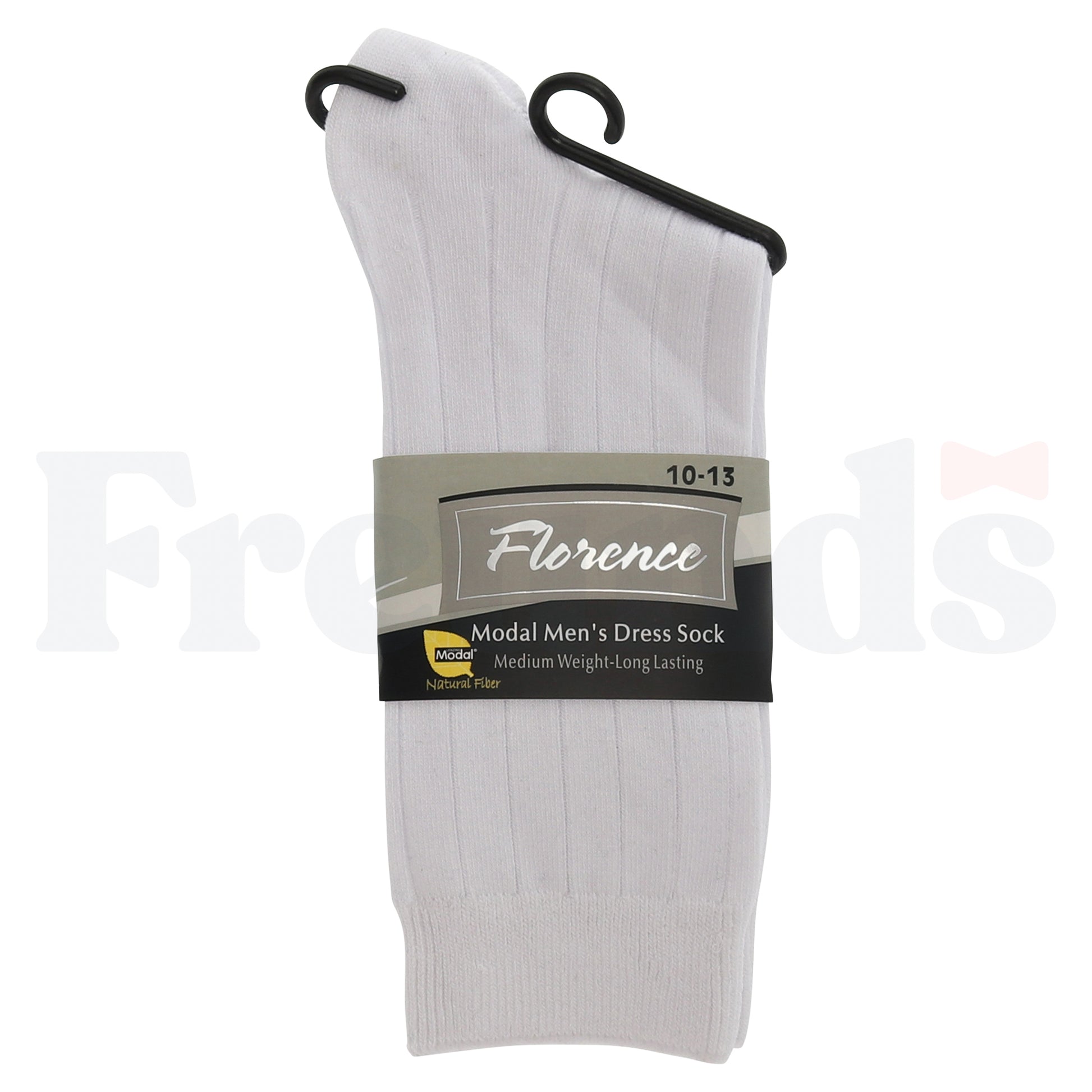 Florence Mens Modal Dress Rib Socks - Medium Weight - 270 -