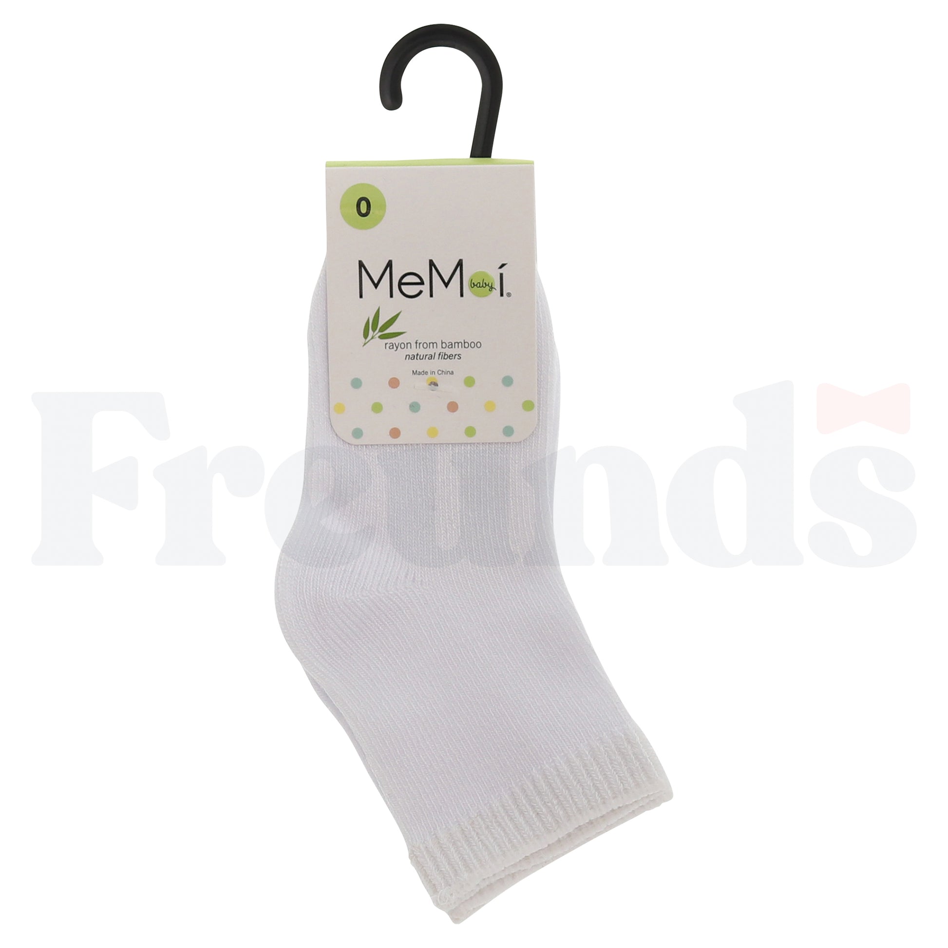 MeMoi Bamboo Crew Socks - MK-6166 -