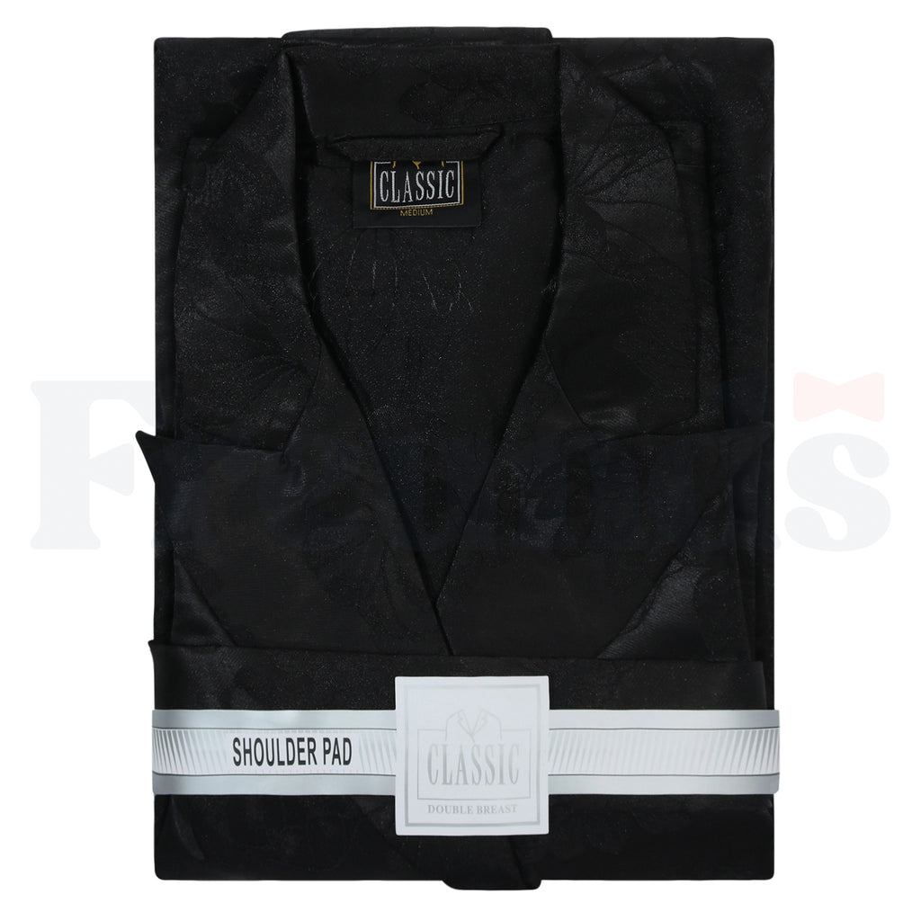 Classic Robe / Bekitcha Chalat - Double Breasted - w/ Shoulder Pads -