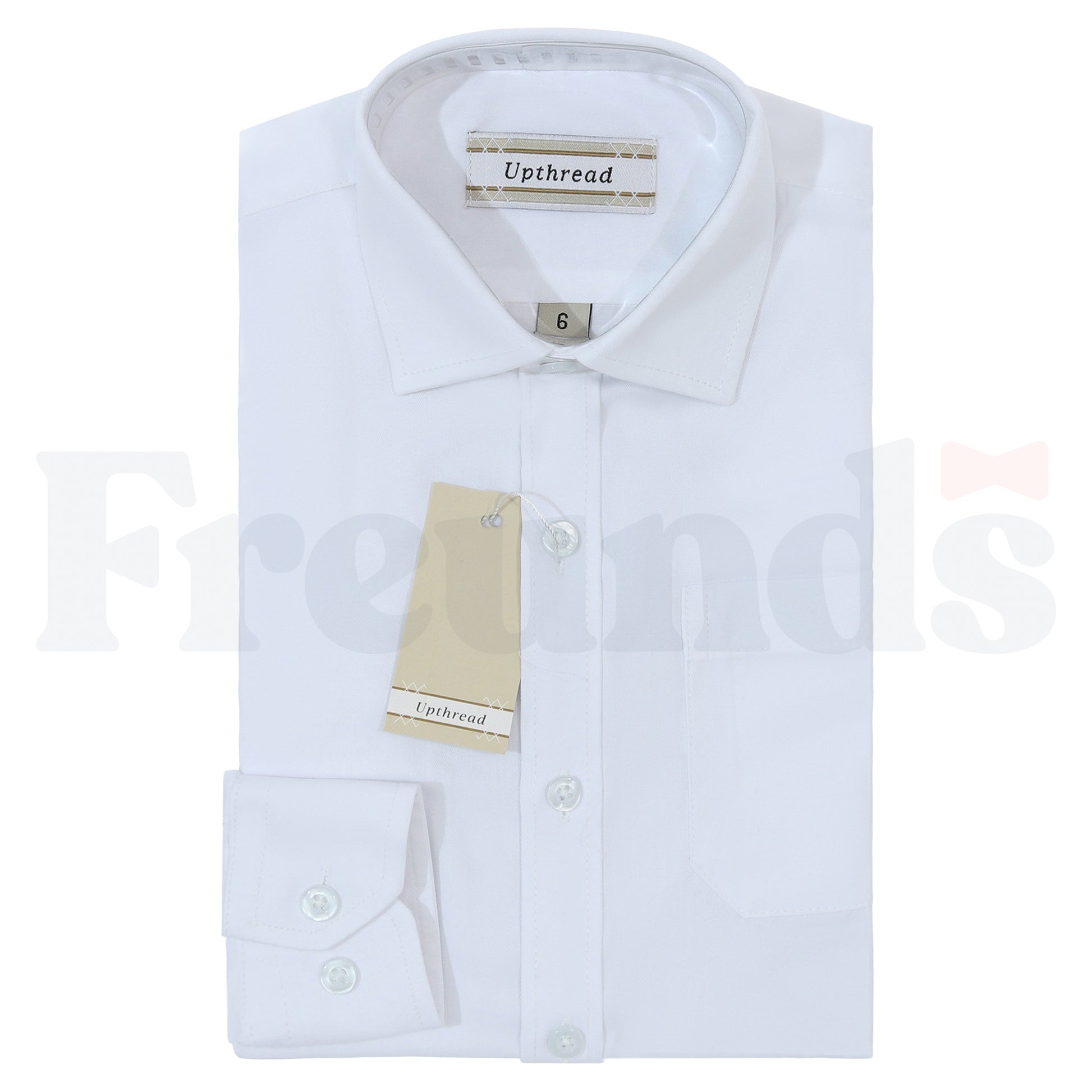 Upthread Boys Long Sleeve White Shirt -