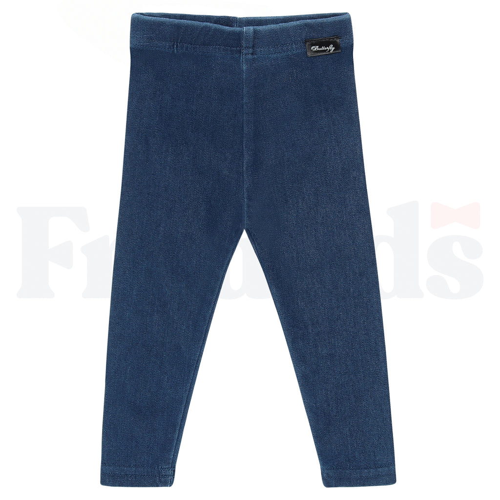 Butterfly Denim Legging -  Slim Fit - 1385 -