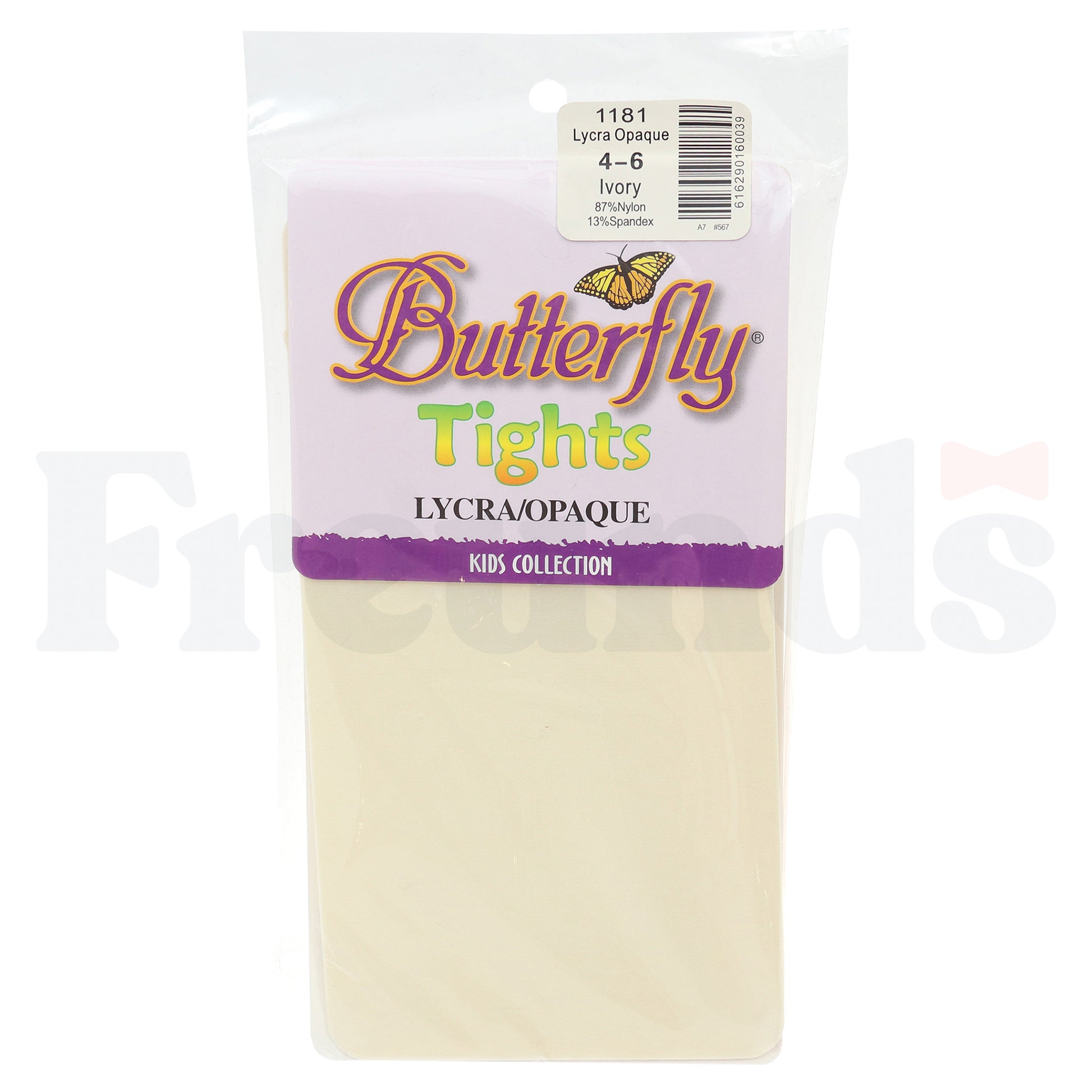 Butterfly Lycra Opaque Tights - 1181 -