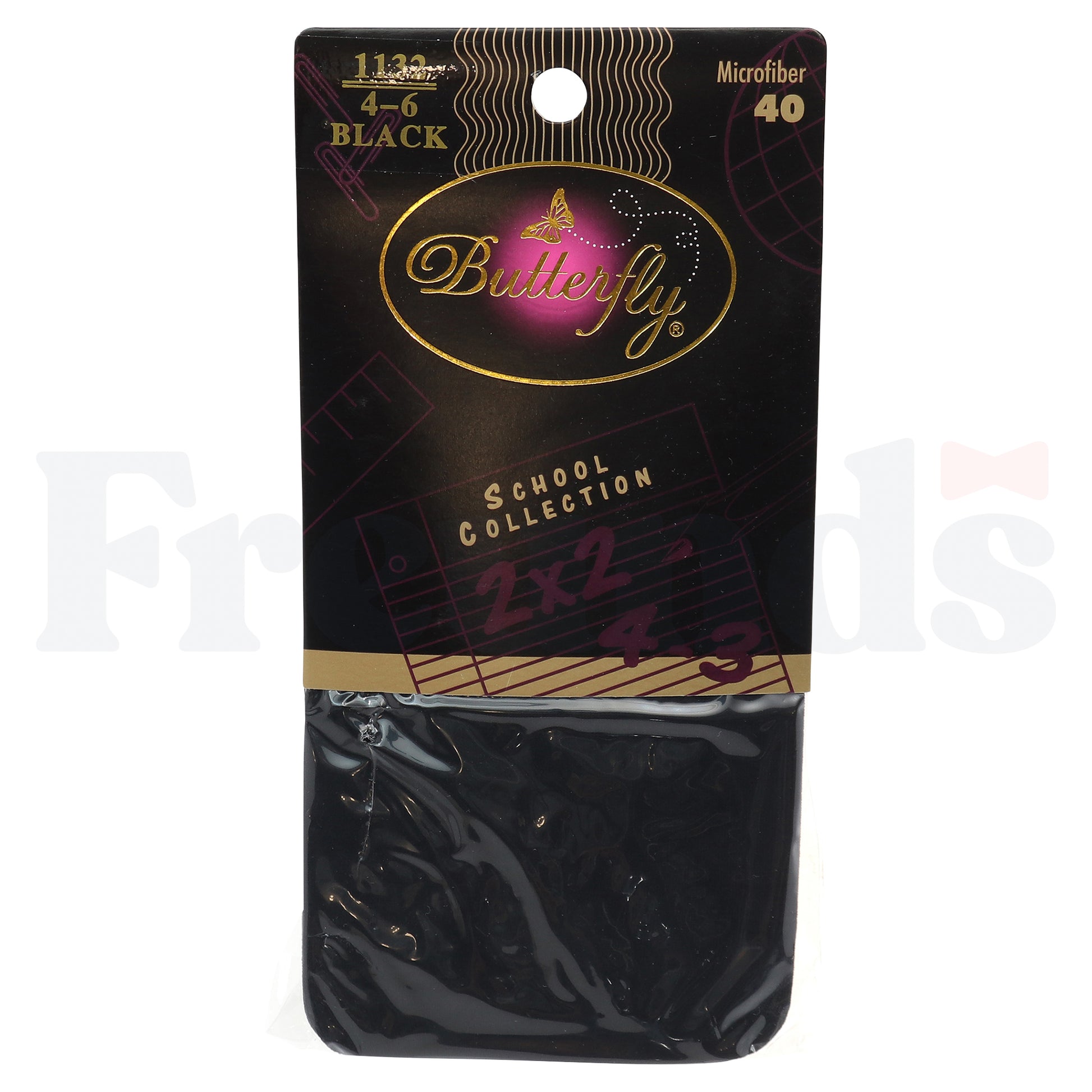 Butterfly Microfiber Tights - 1132 -