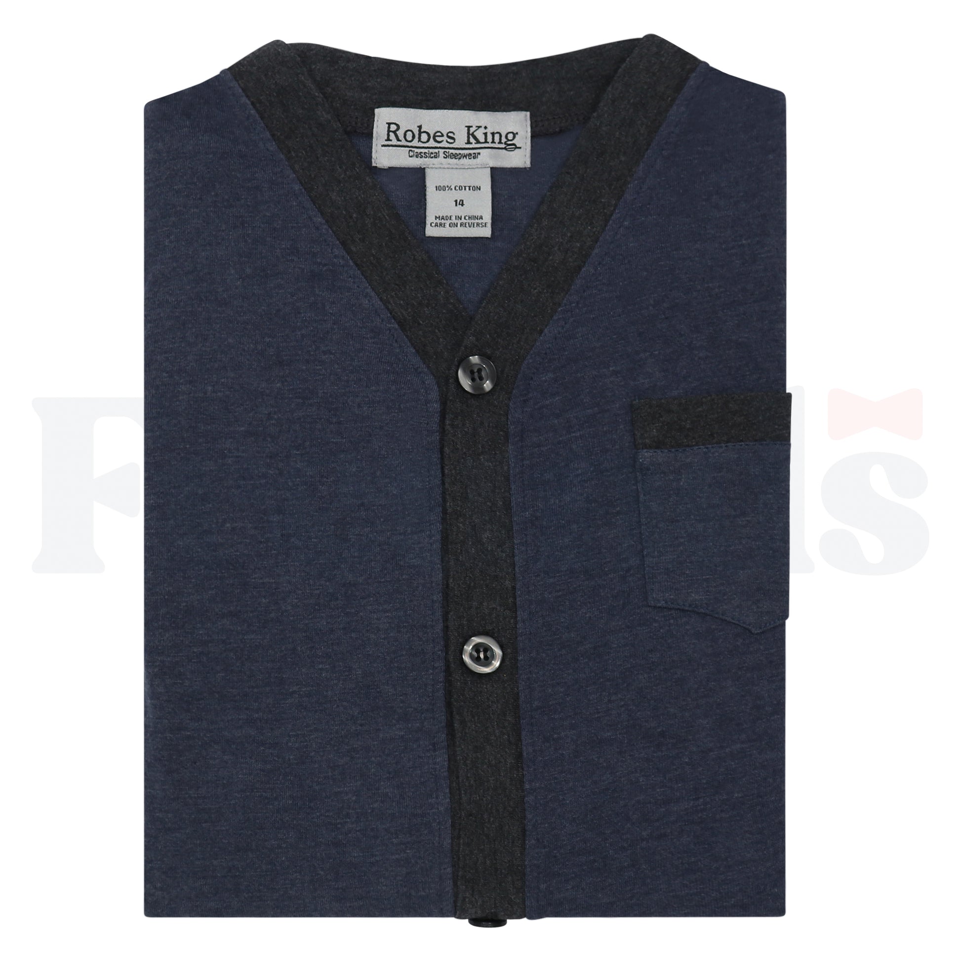 Robes King Knit Pajamas - Button Down - #8 -