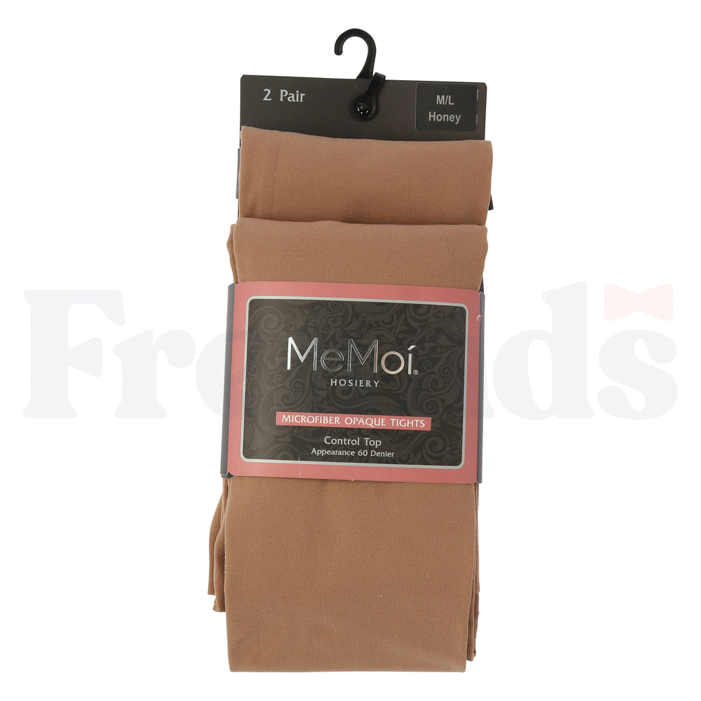 MeMoi Microfiber Opaque Tights - 2 Pack - MO-646 -