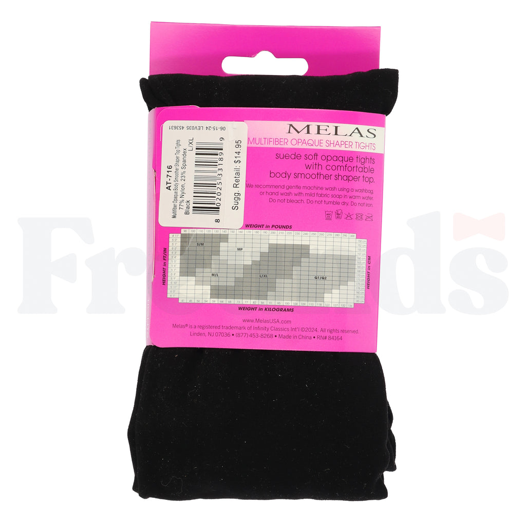 Melas Multifiber Opaque Body Smoother Tights - 70 Denier - AT-716 -