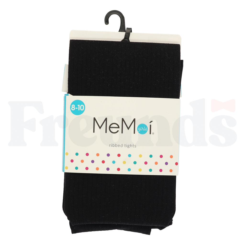 MeMoi Girls Fine Ribbed Nylon Tights - MK-214 -