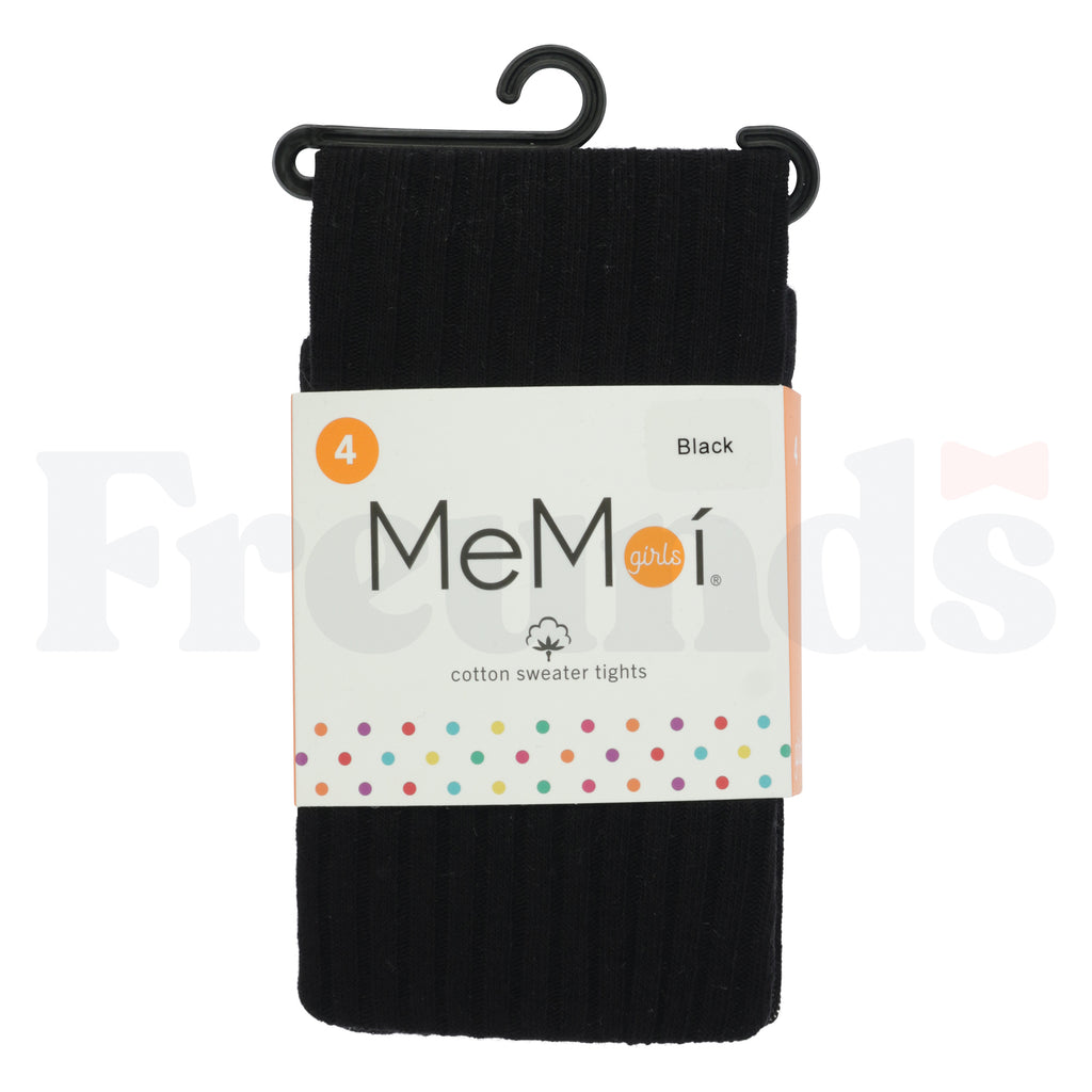 MeMoi Girls Ribbed Knit Cotton Tights - MK-302 -