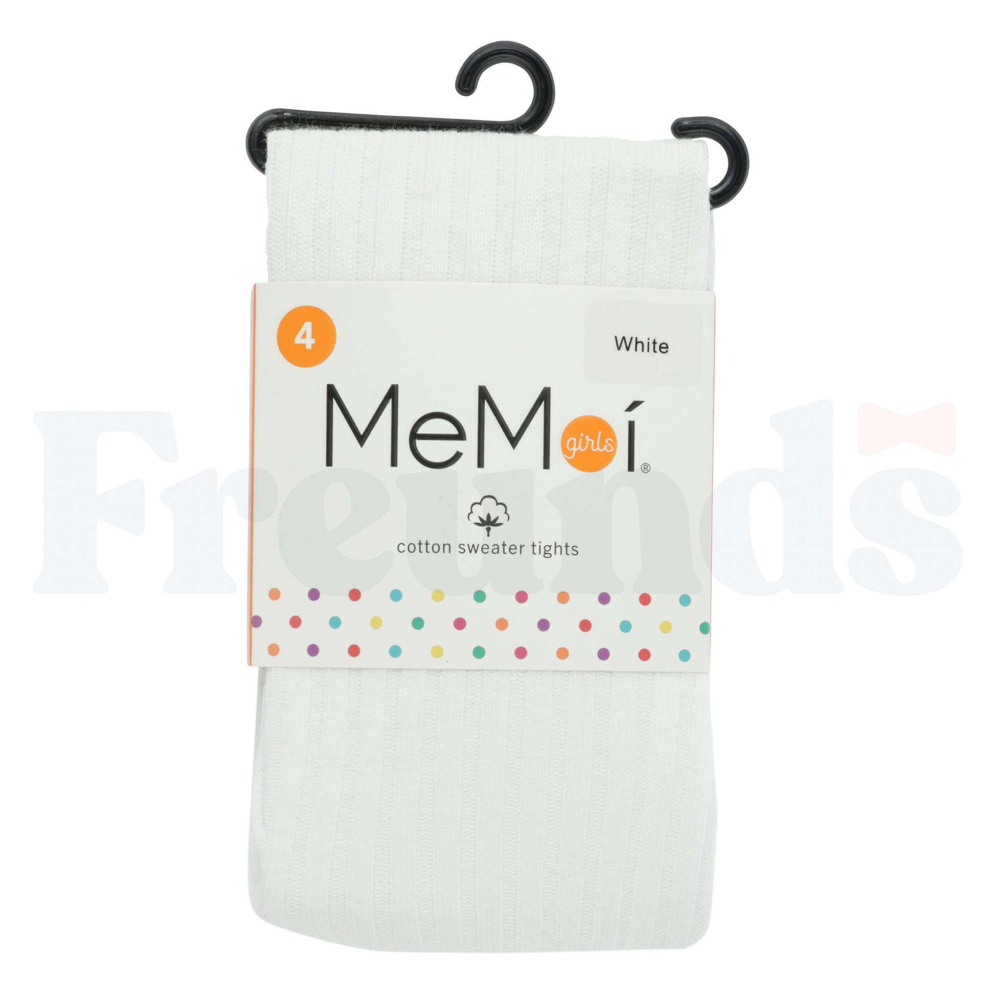 MeMoi Girls Ribbed Knit Cotton Tights - MK-302 -