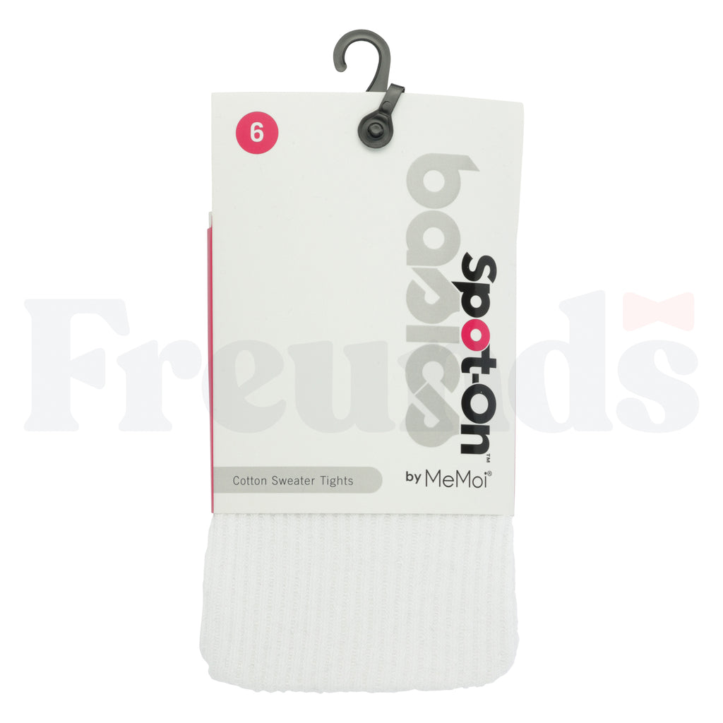 Spot-On Basics Girls Pin Ribbed Cotton Tights - SP-3507 -