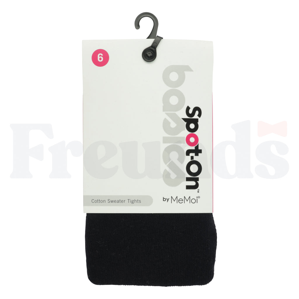 Spot-On Basics Girls Flat Knit Cotton Tights - SP-3400 -