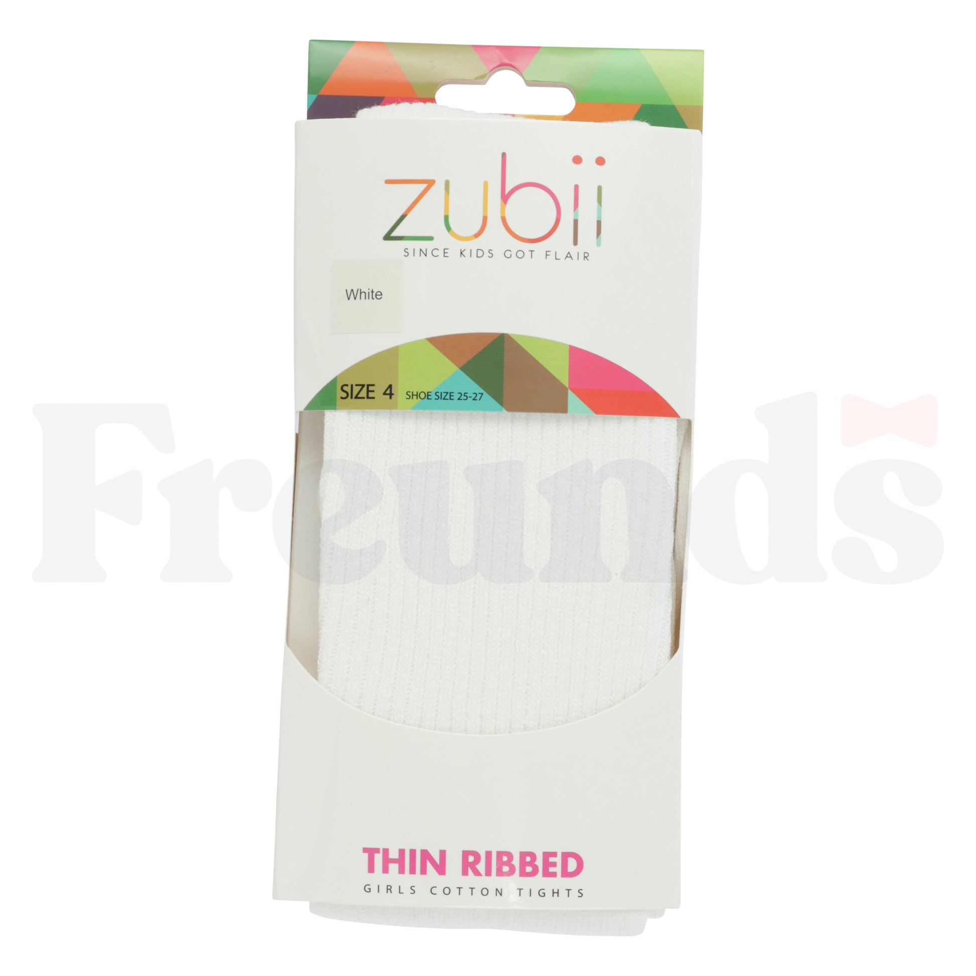 Zubii Thin Ribbed Cotton Tights -