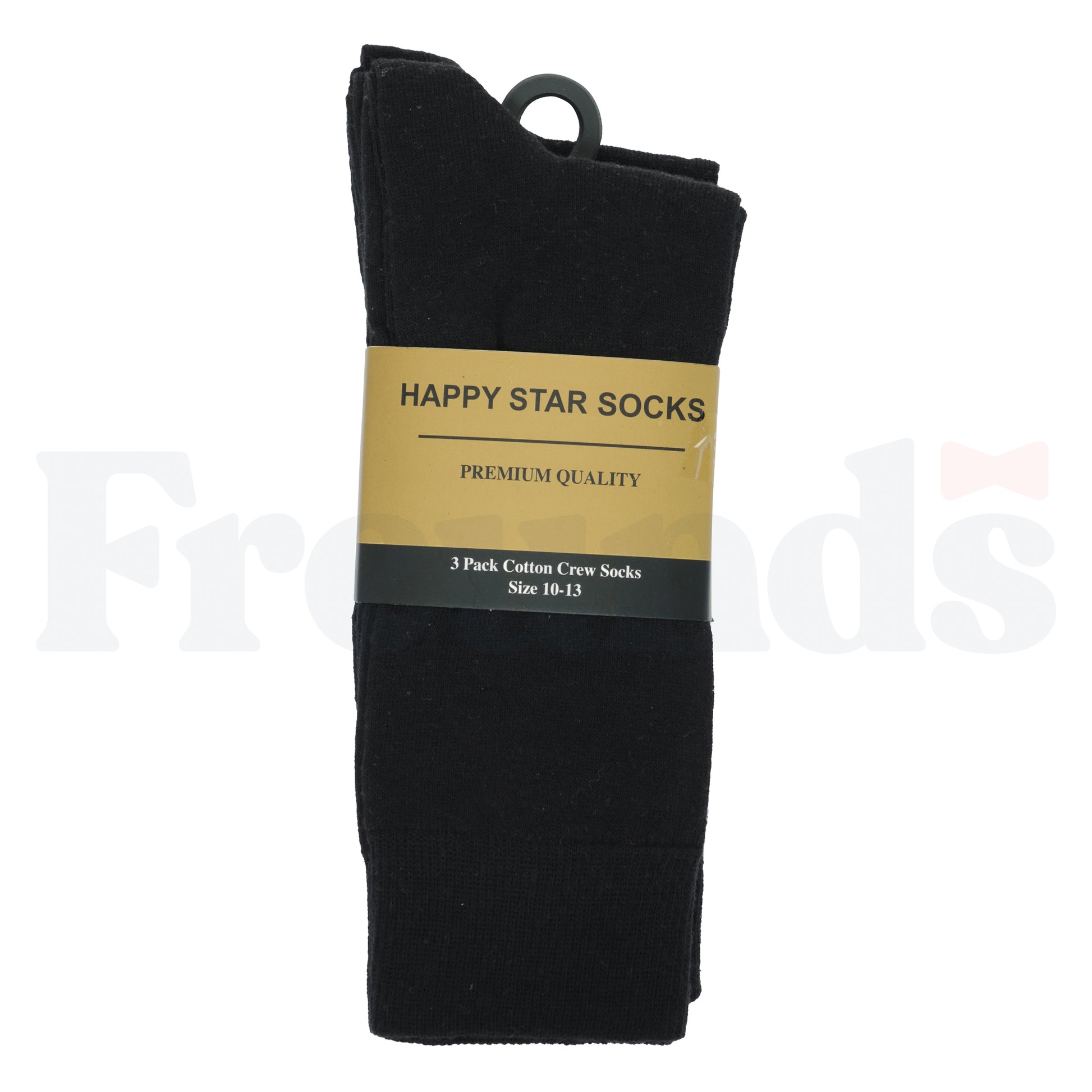 Happy Star Crew Socks - 3 Pack