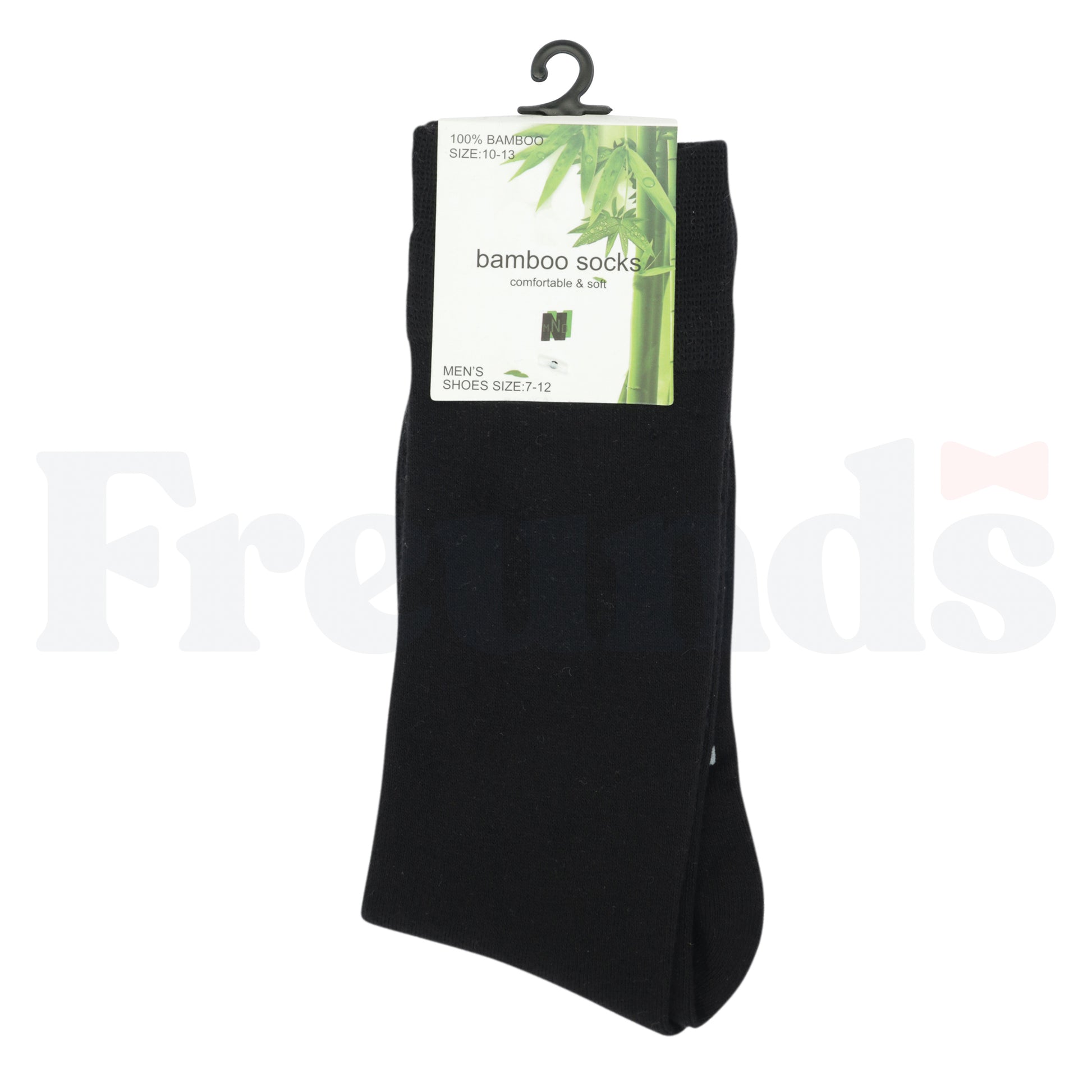 Bamboo Mens Flat Crew Socks -