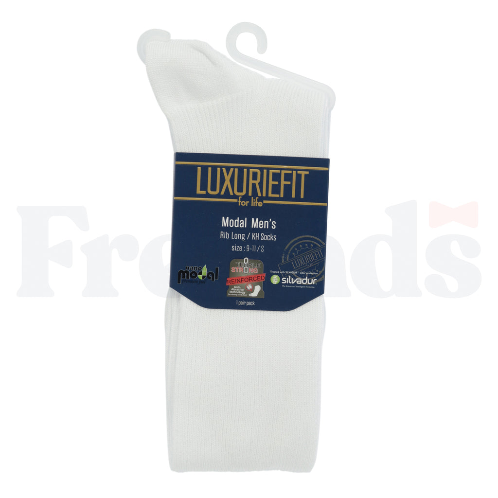 LuxurieFit Modal Ribbed Long Socks
