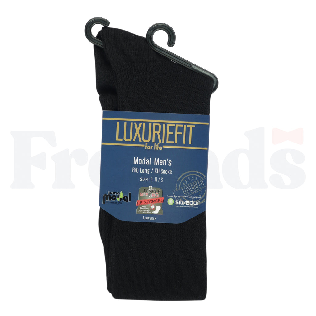 LuxurieFit Modal Ribbed Long Socks