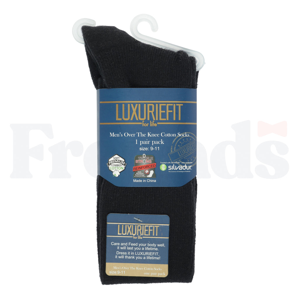 LuxurieFit Modal Ribbed Long Socks