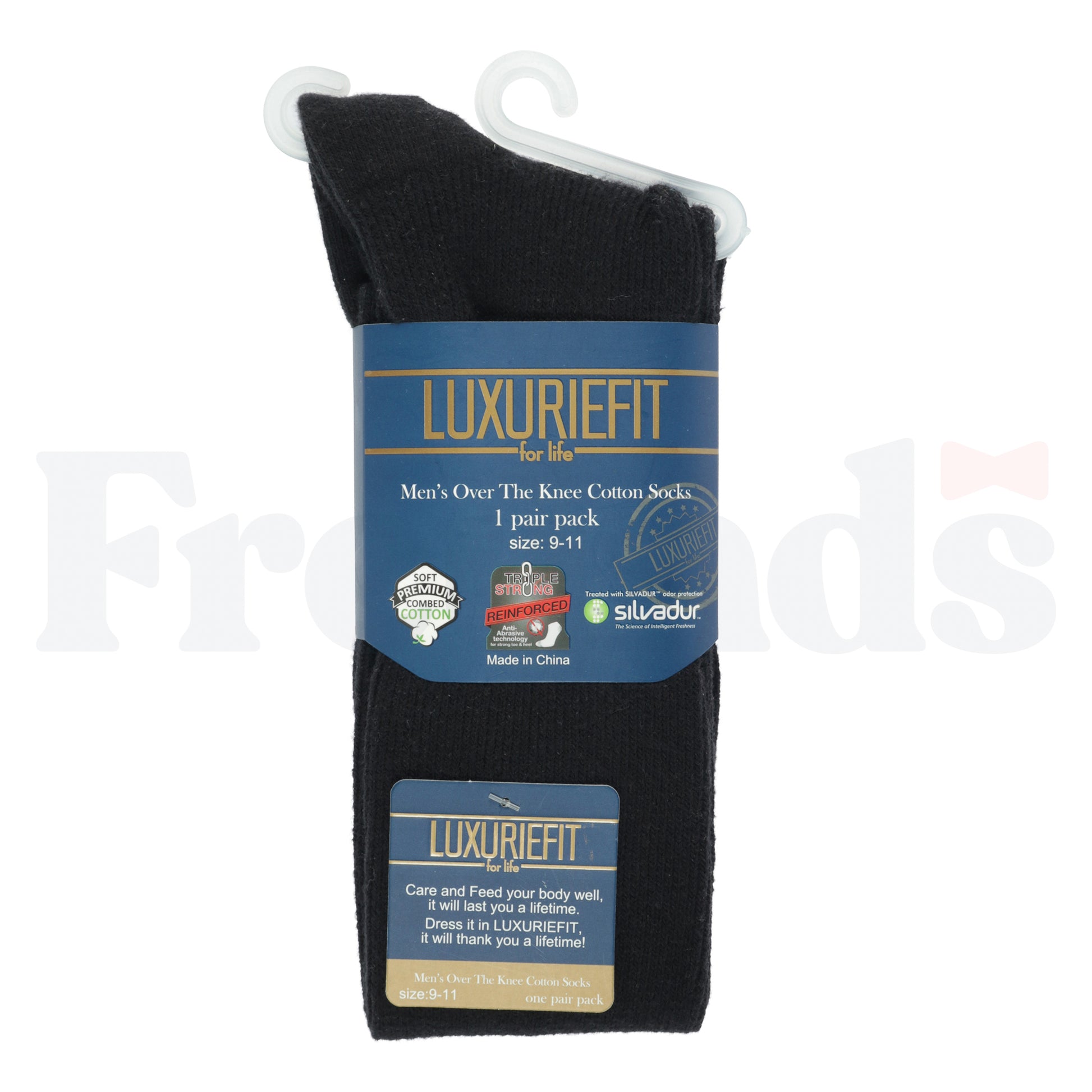 LuxurieFit Modal Ribbed Long Socks