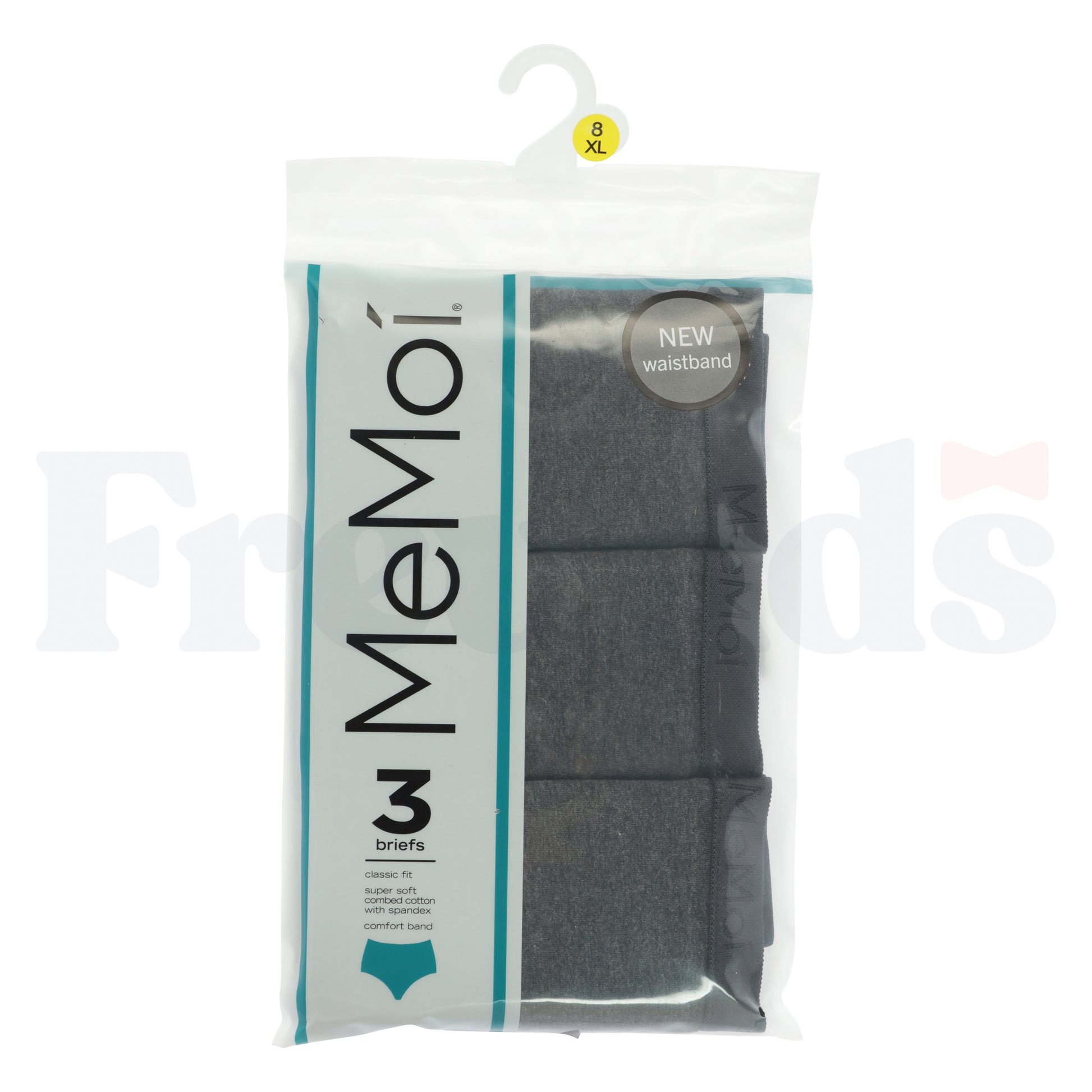 MeMoi Ladies Briefs - 3 Pack - MU-1013 -