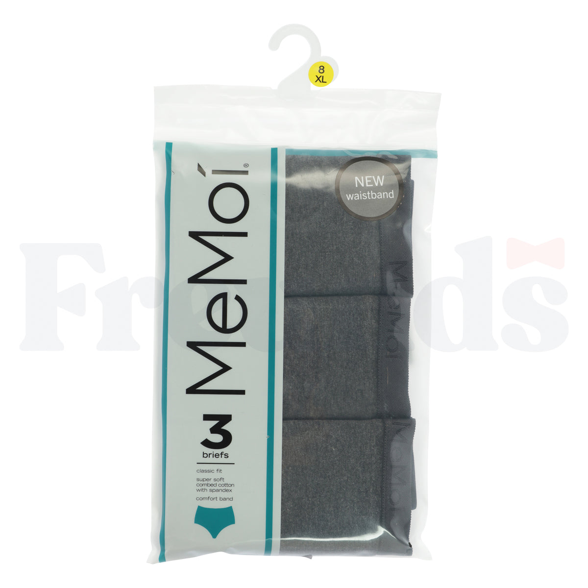 MeMoi Ladies Briefs - 3 Pack - MU-1013 -