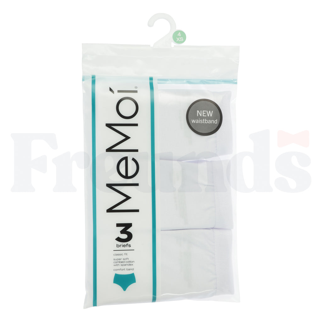 MeMoi Ladies Briefs - 3 Pack - MU-1013 -