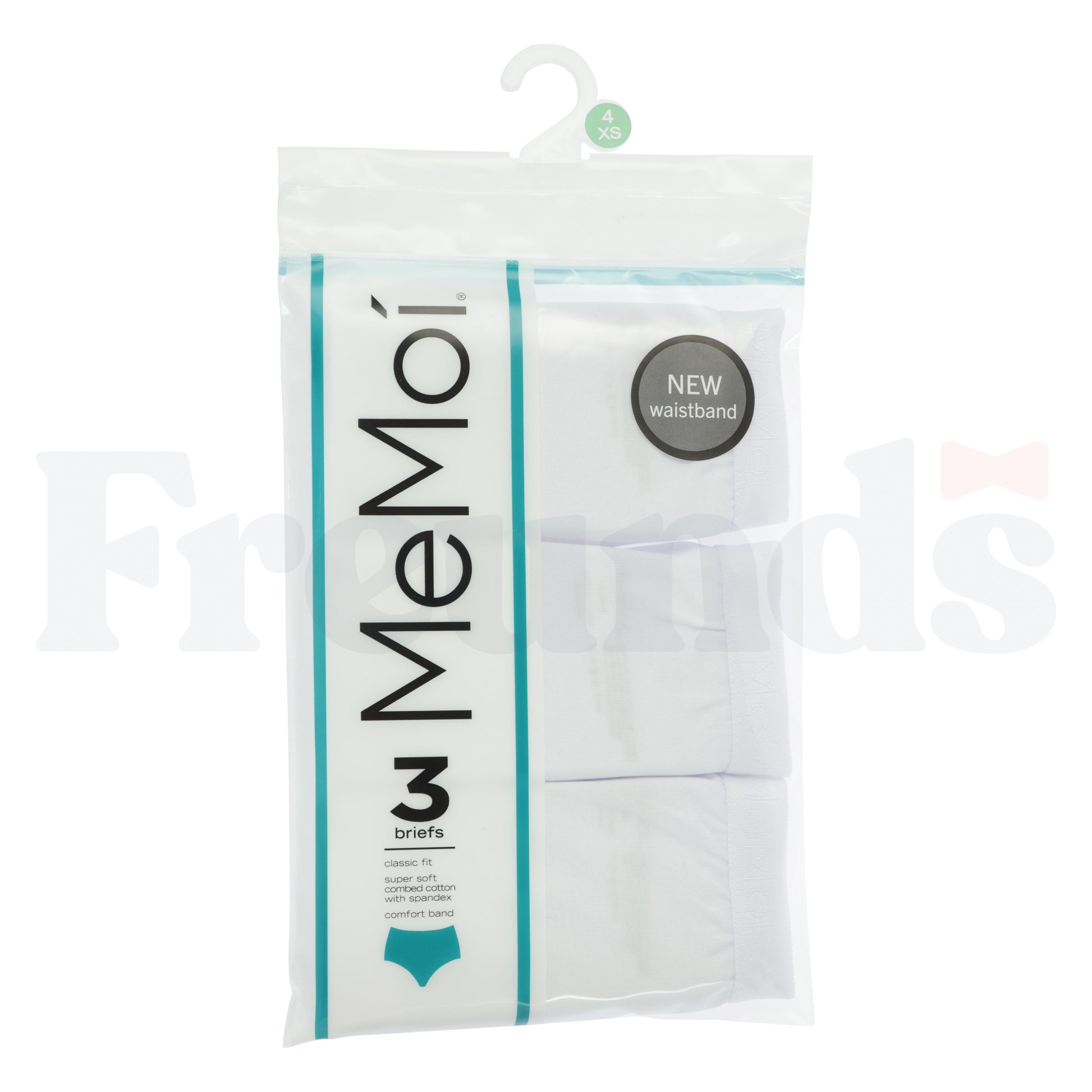 MeMoi Ladies Briefs - 3 Pack - MU-1013 -
