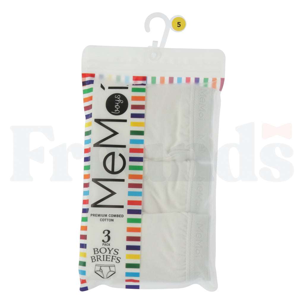 MeMoi Boys Knit Briefs - MKU1013 - 3 Pack -