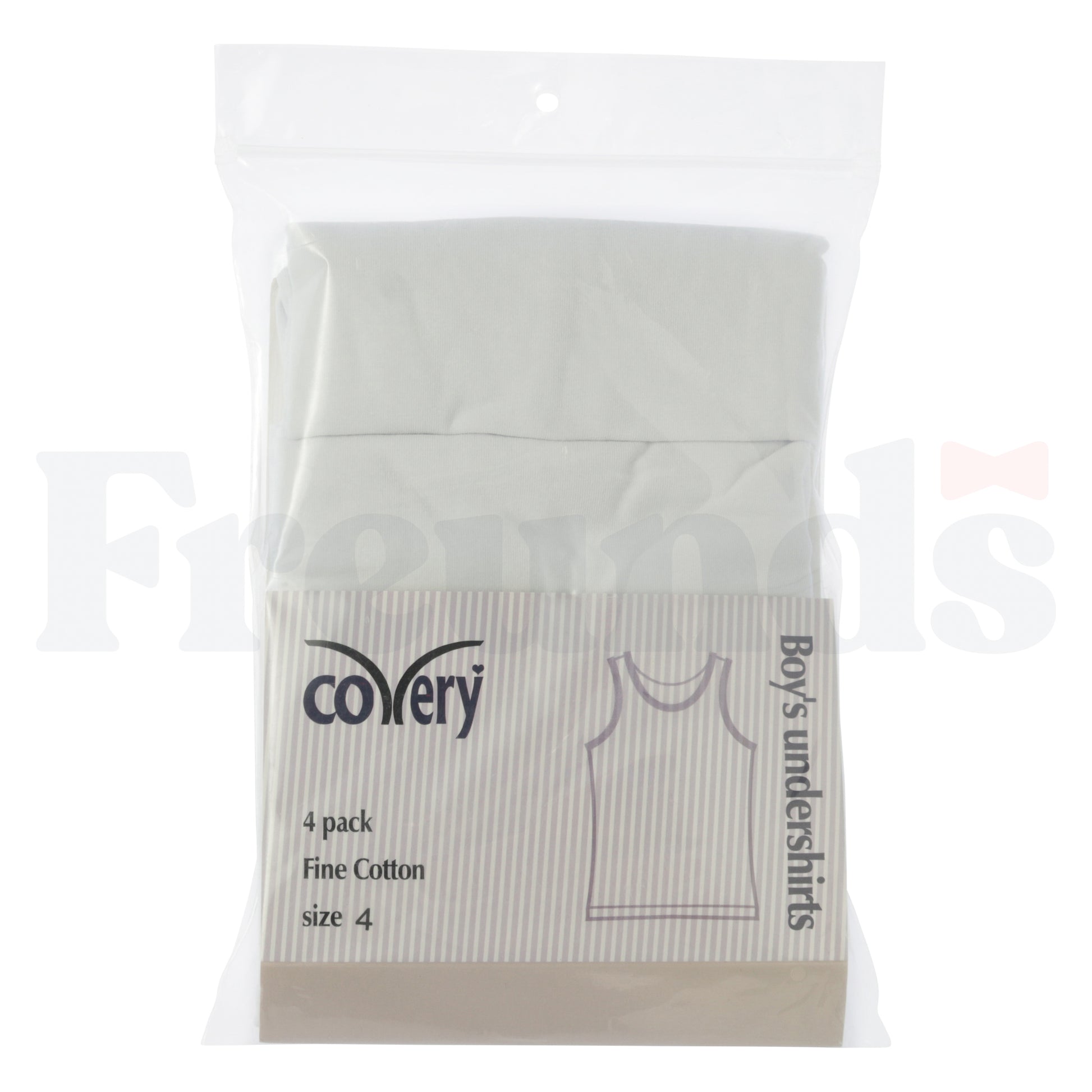 Covery Mens Crew Neck Undershirts - 3 Pack -