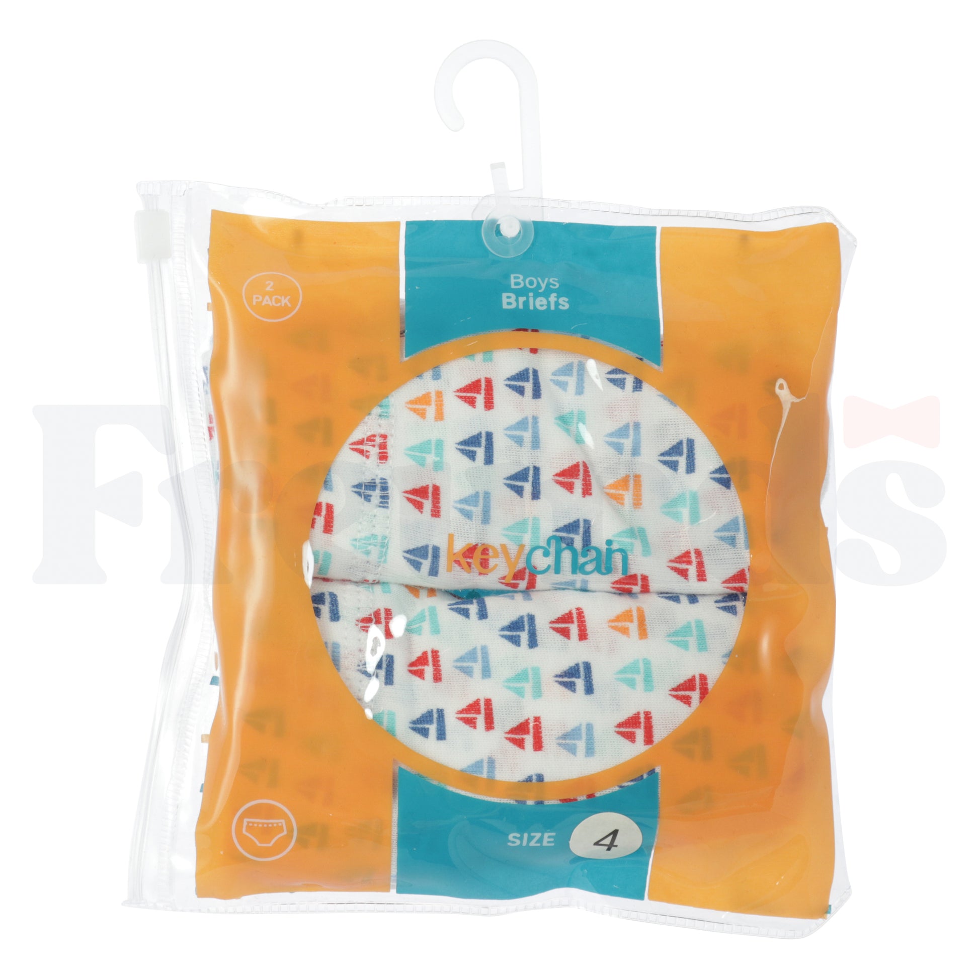 Keychain Boys Briefs - Boat Design - 2 Pack -