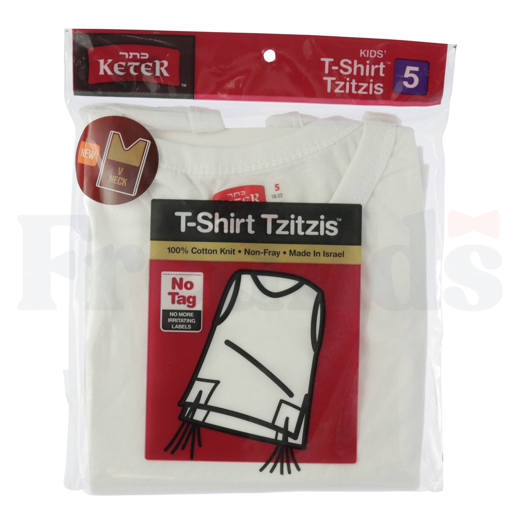 Keter Undershirt Tzitzis Meyuchad - V Neck -