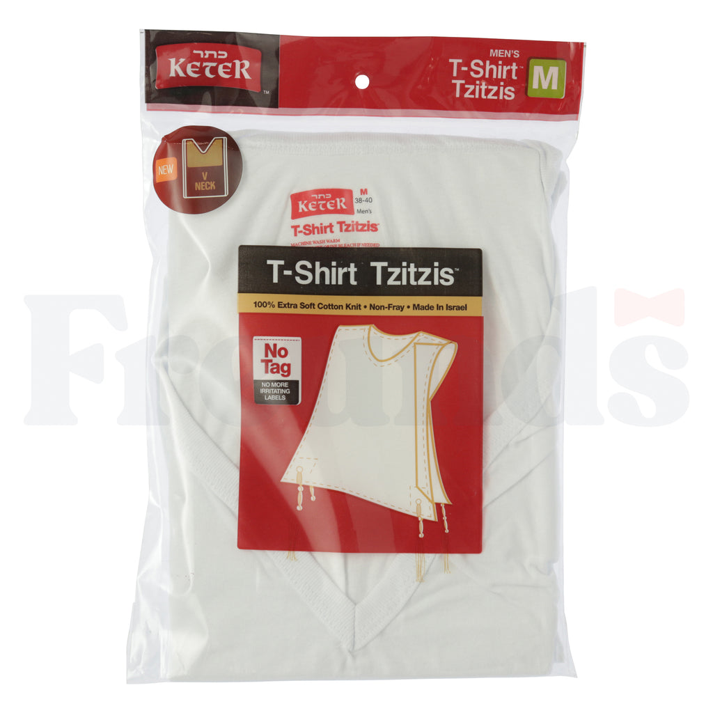 Keter Undershirt Tzitzis Meyuchad - V Neck -