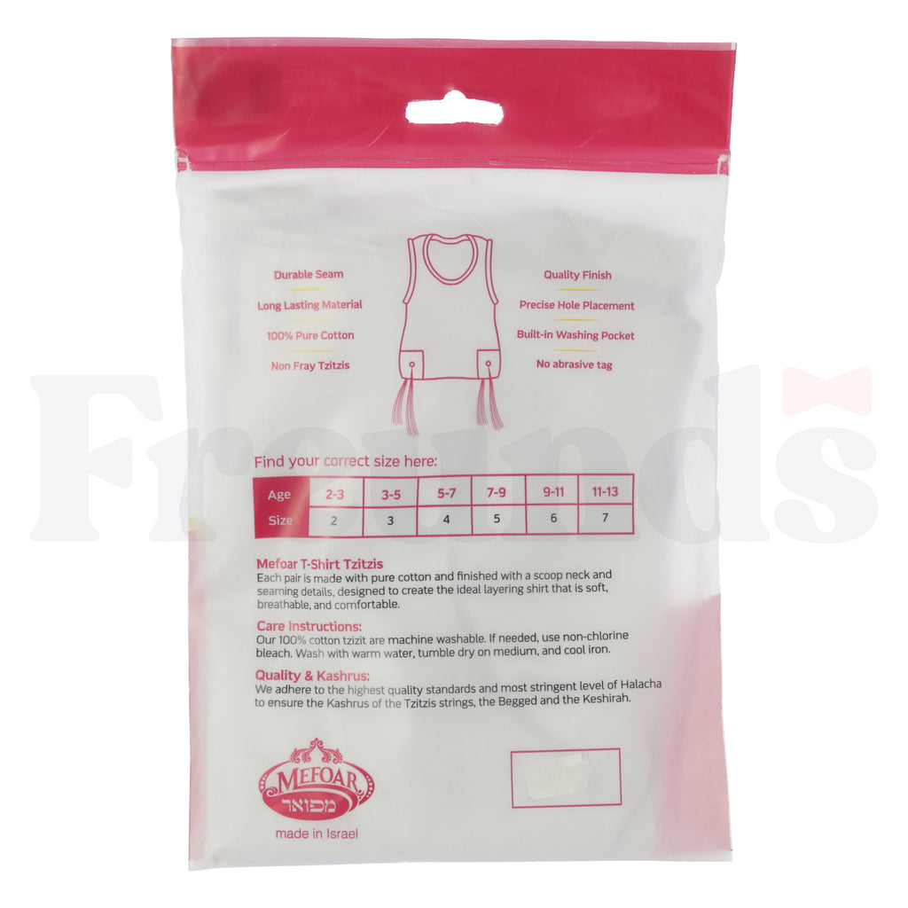 Mefoar Undershirt Tzitzis Meyuchad - Round Neck -