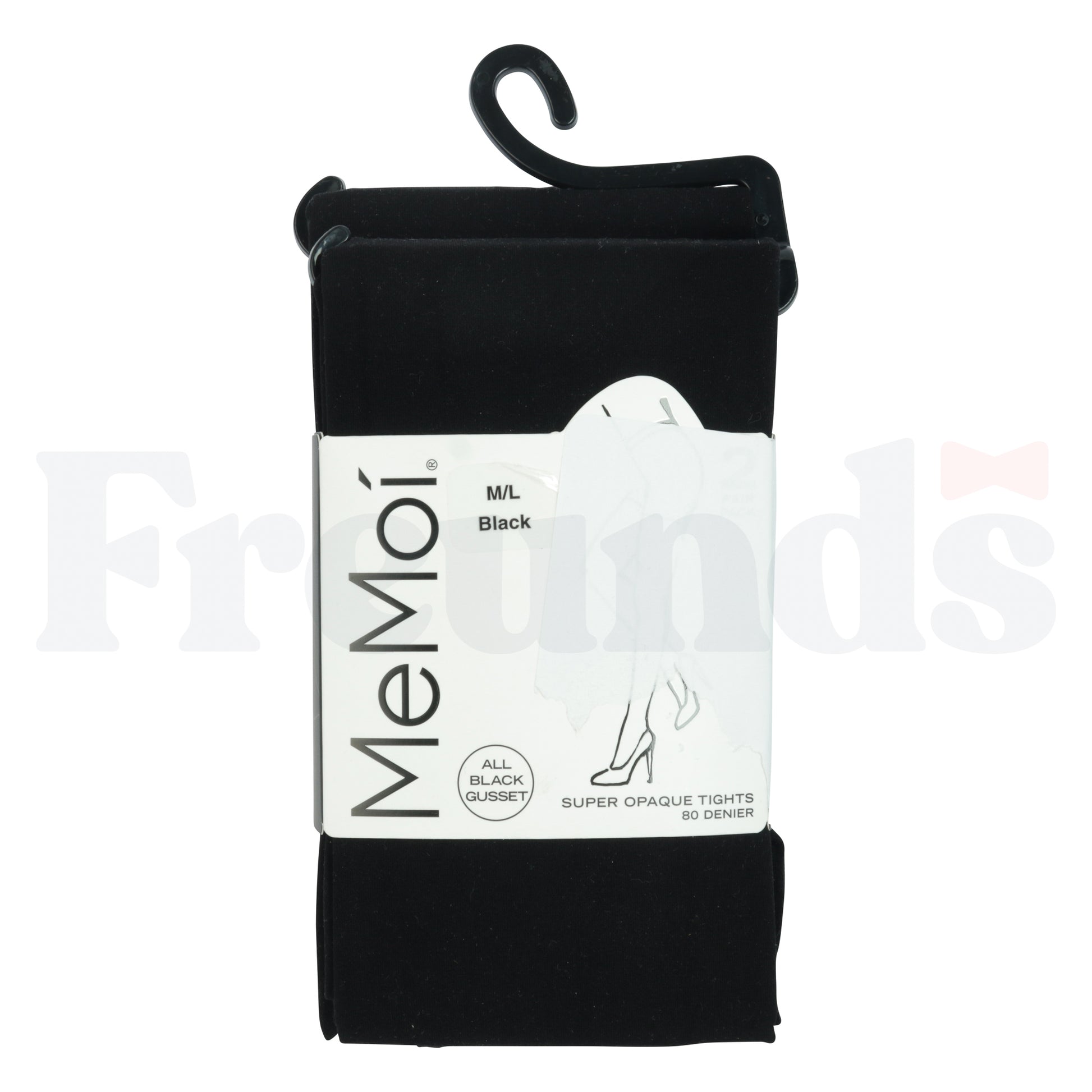 MeMoi Super Opaque 80 Denier Tights - 2 Pack - MO-648 -